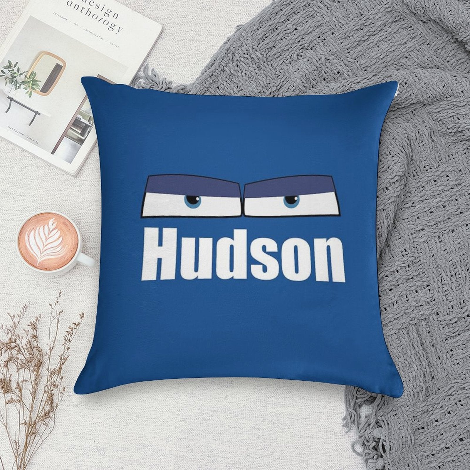 Fabulous Hudson Hornet Soft Easy Maintenance Throw Pillow