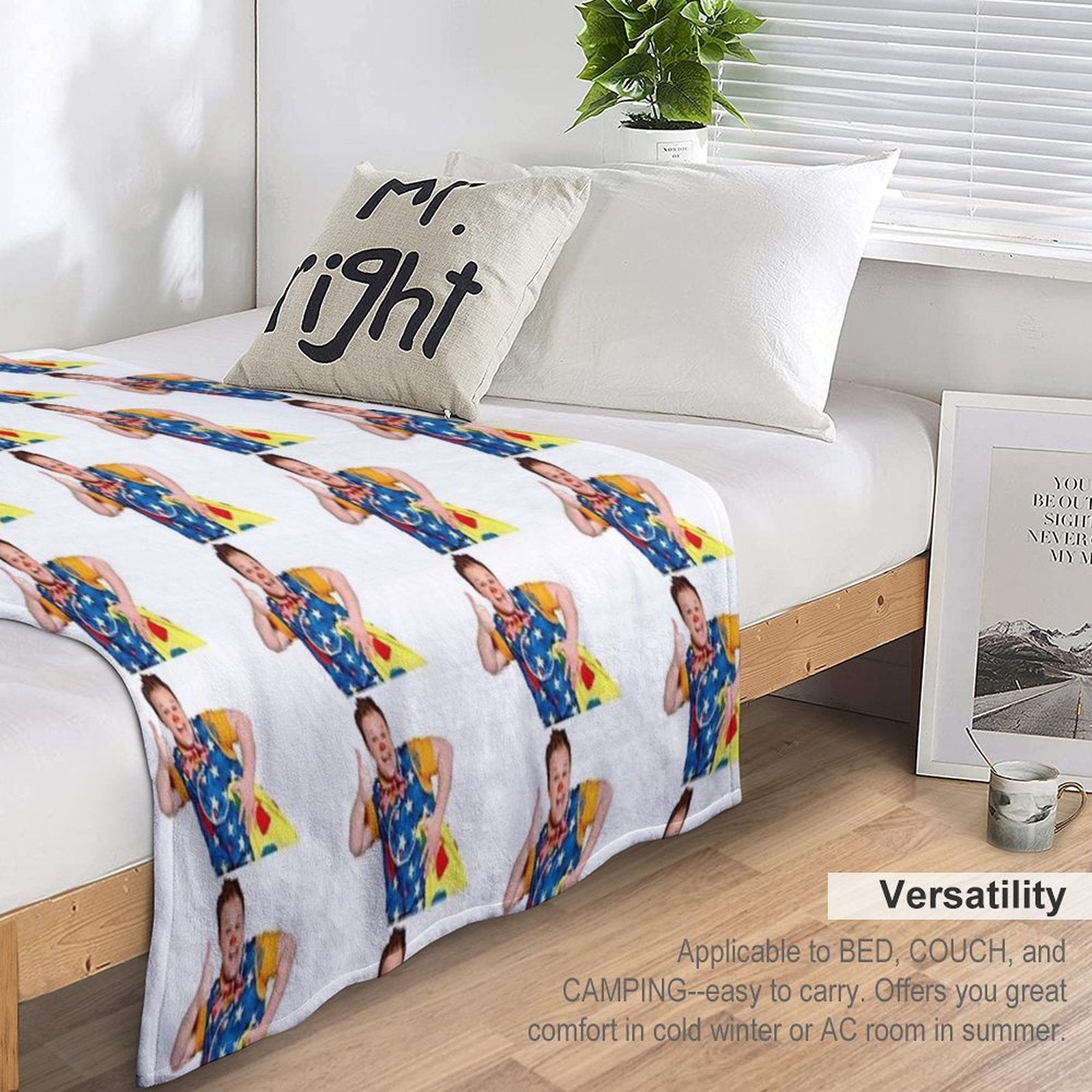 Mr Tumble Versatility Throw Blanket