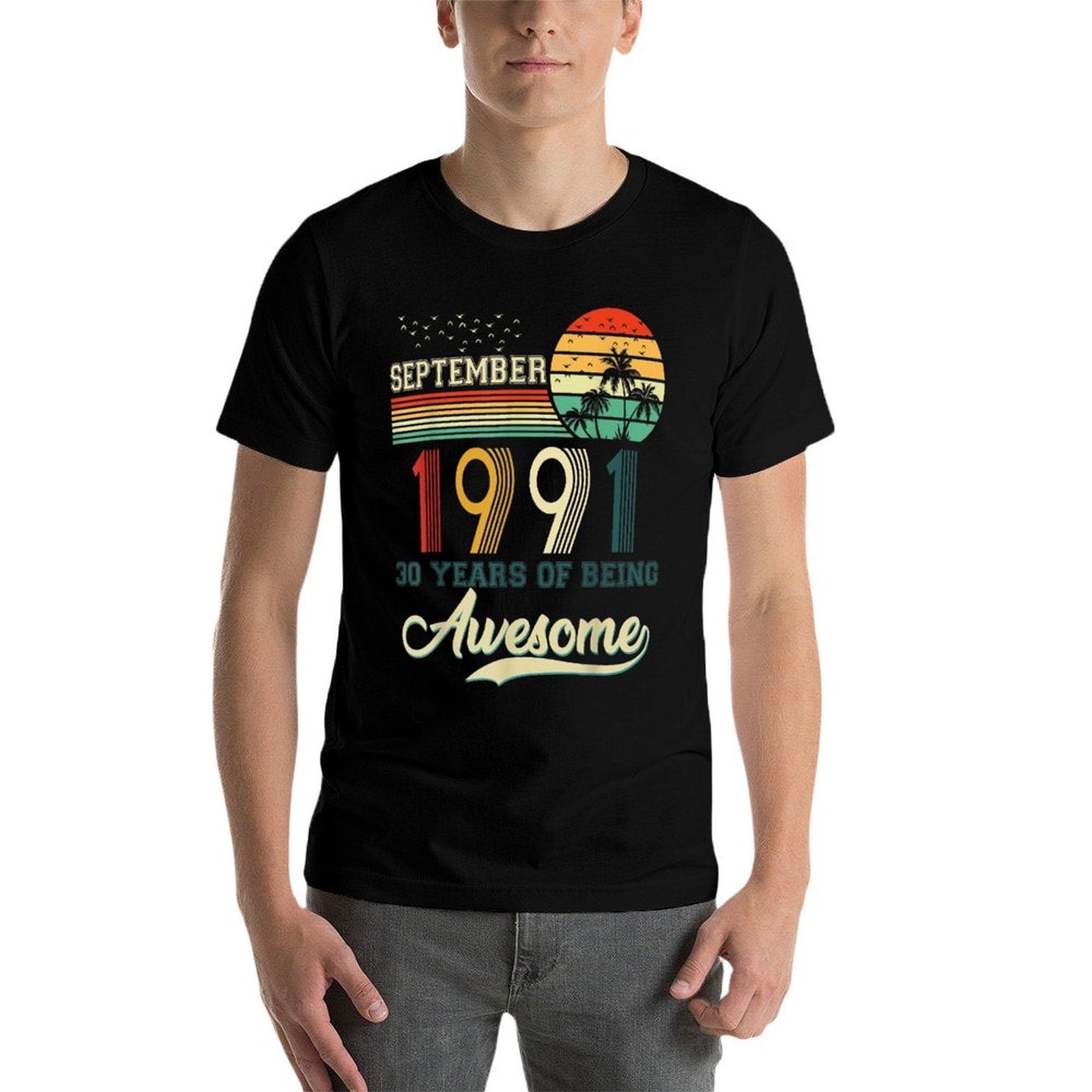 30 Years Old September 1991 Limited Edition 30th Birthday  Lightweight T-Shirt