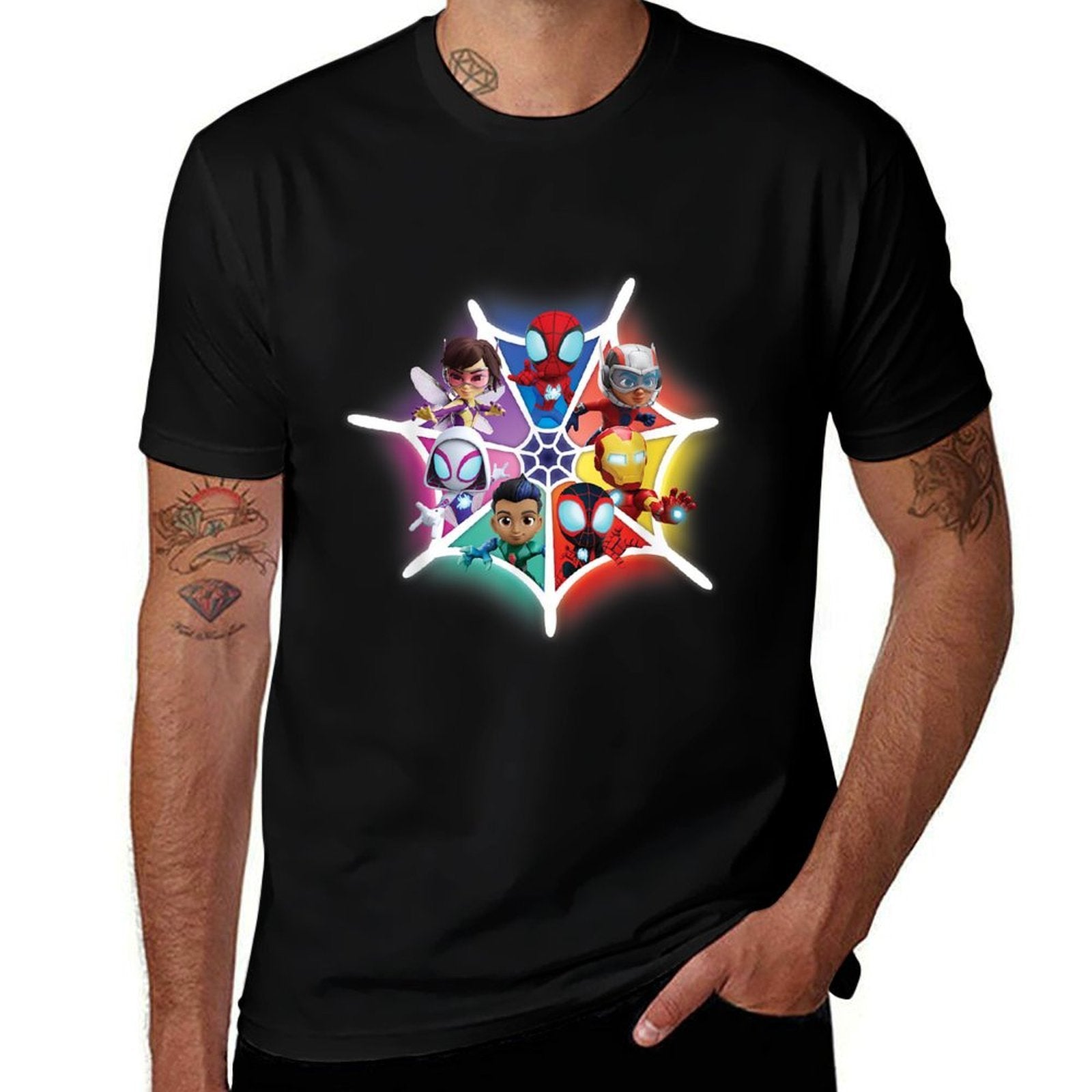 Marvel Spidey And His Amazing Friends Avengers Team-Up  Odor-resistant T-Shirt