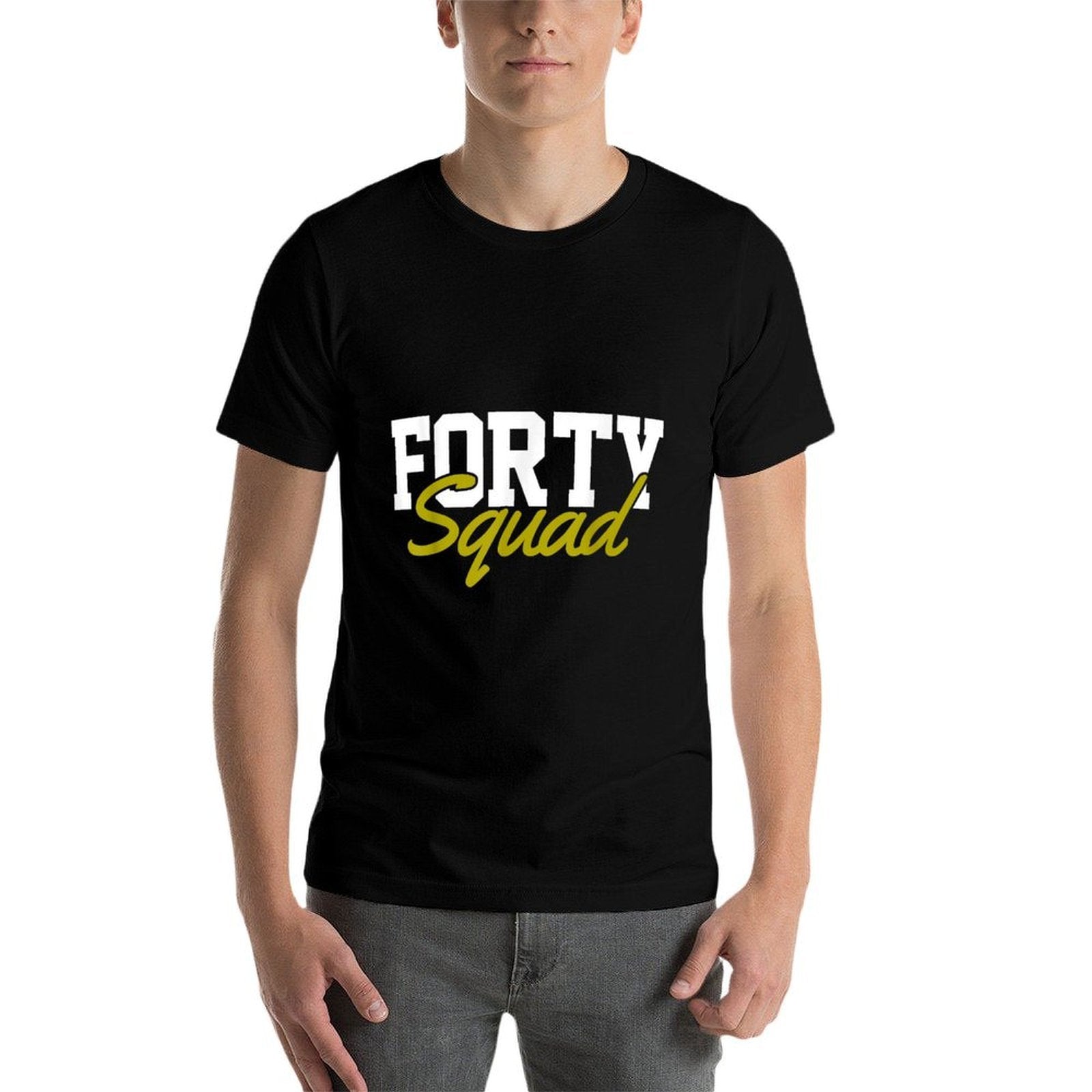 40th Birthday  Oversized Silhouette T-Shirt