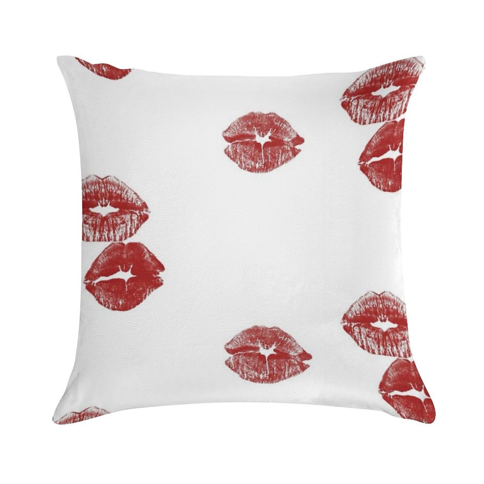 3 Pack Kiss Mark Soft Decorative Cover Throw Pillow