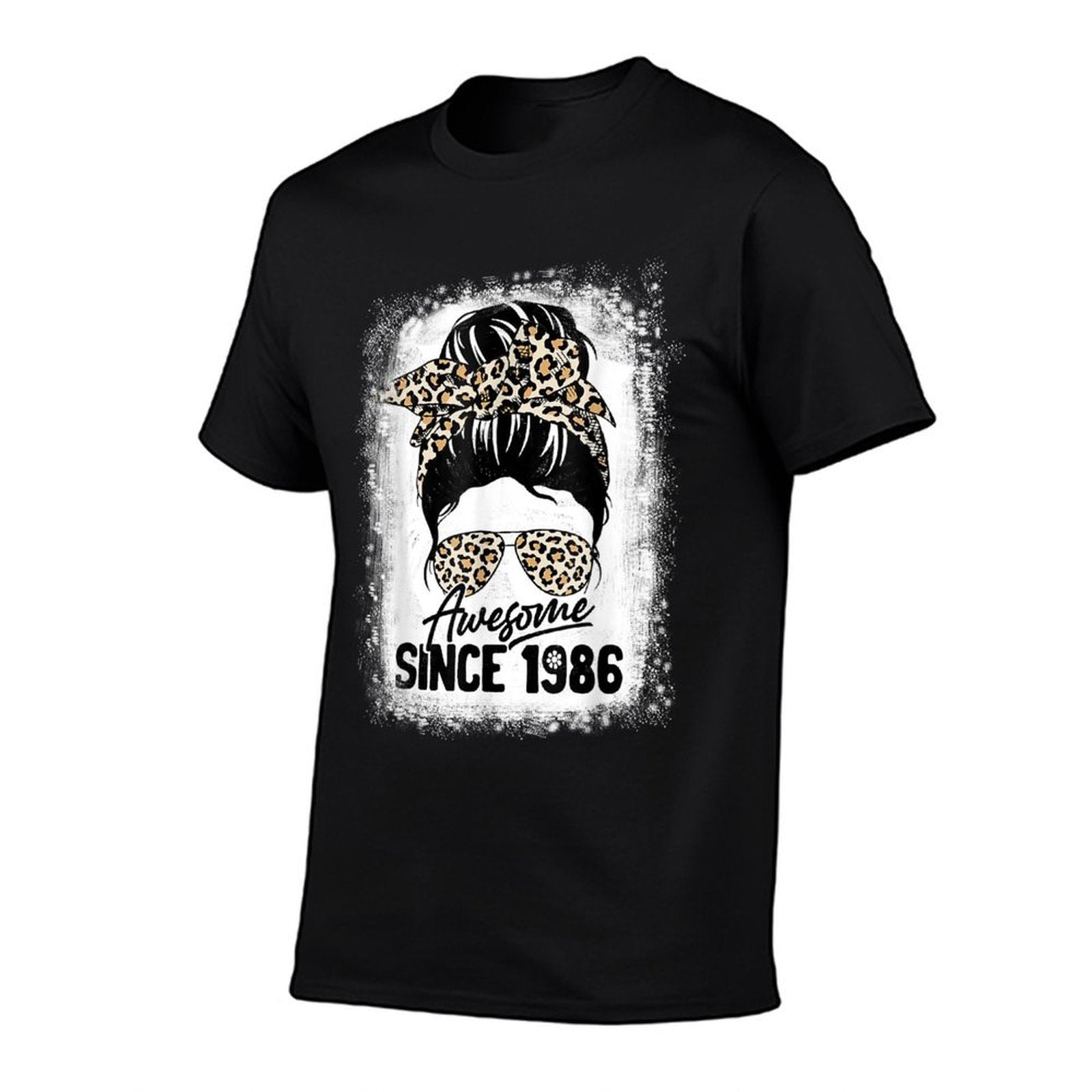 36 Years Old Awesome Since 1986 Leopard 36th Birthday  Quick-drying T-Shirt