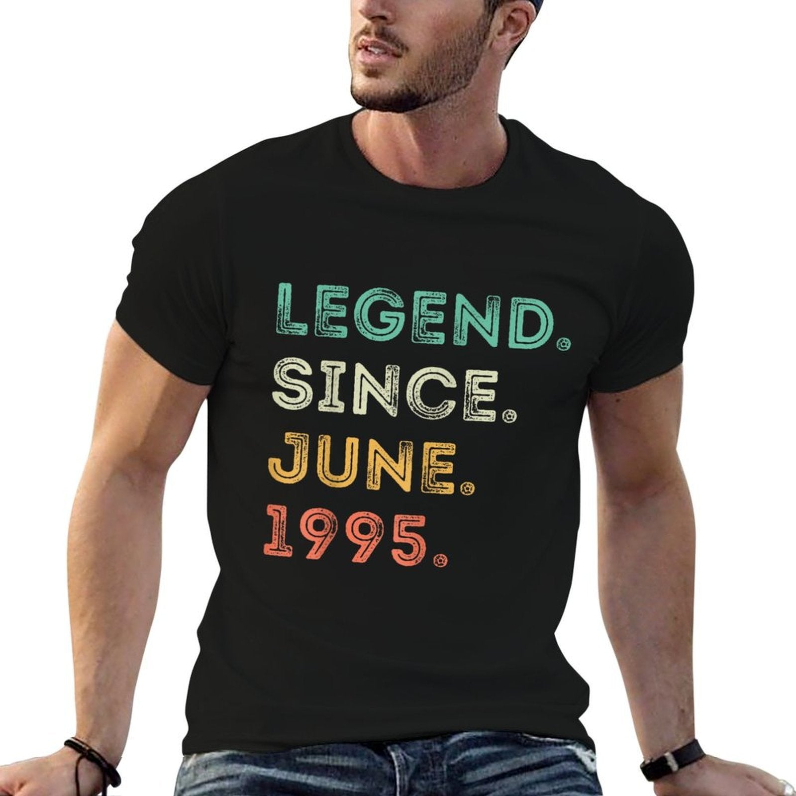 30 Years Old Legend Since June 1995 30th Birthday  Stretchy T-Shirt