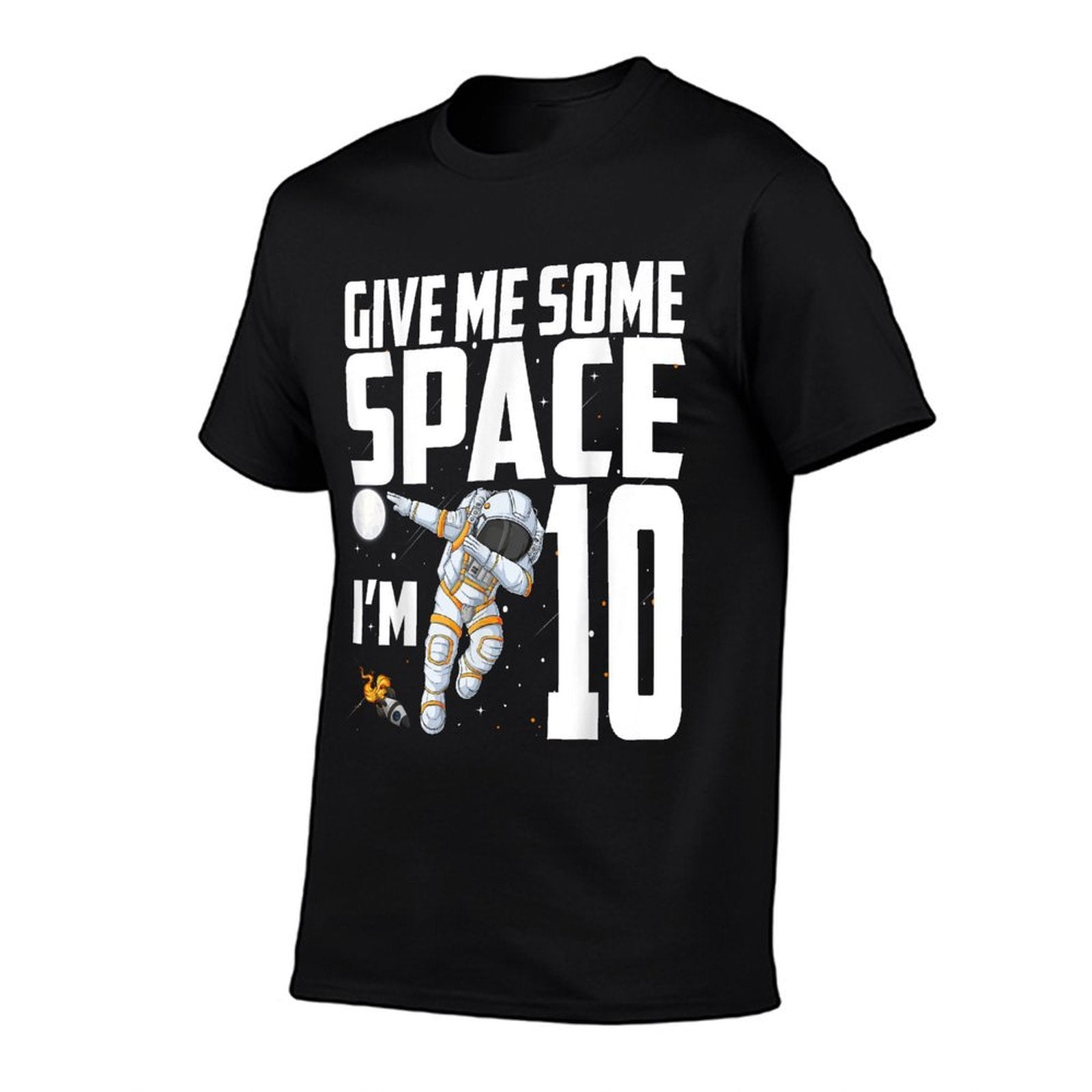 10 Year Old Outer Space 10th Birthday Astronaut Planets  Eco-friendly Material T-Shirt