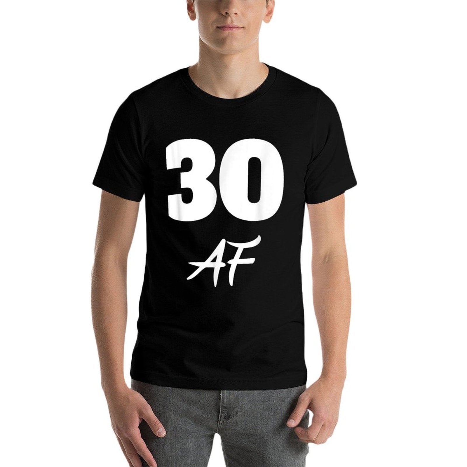 30 AF, 30th Birthday T Shirt  Polyester Blend T-Shirt