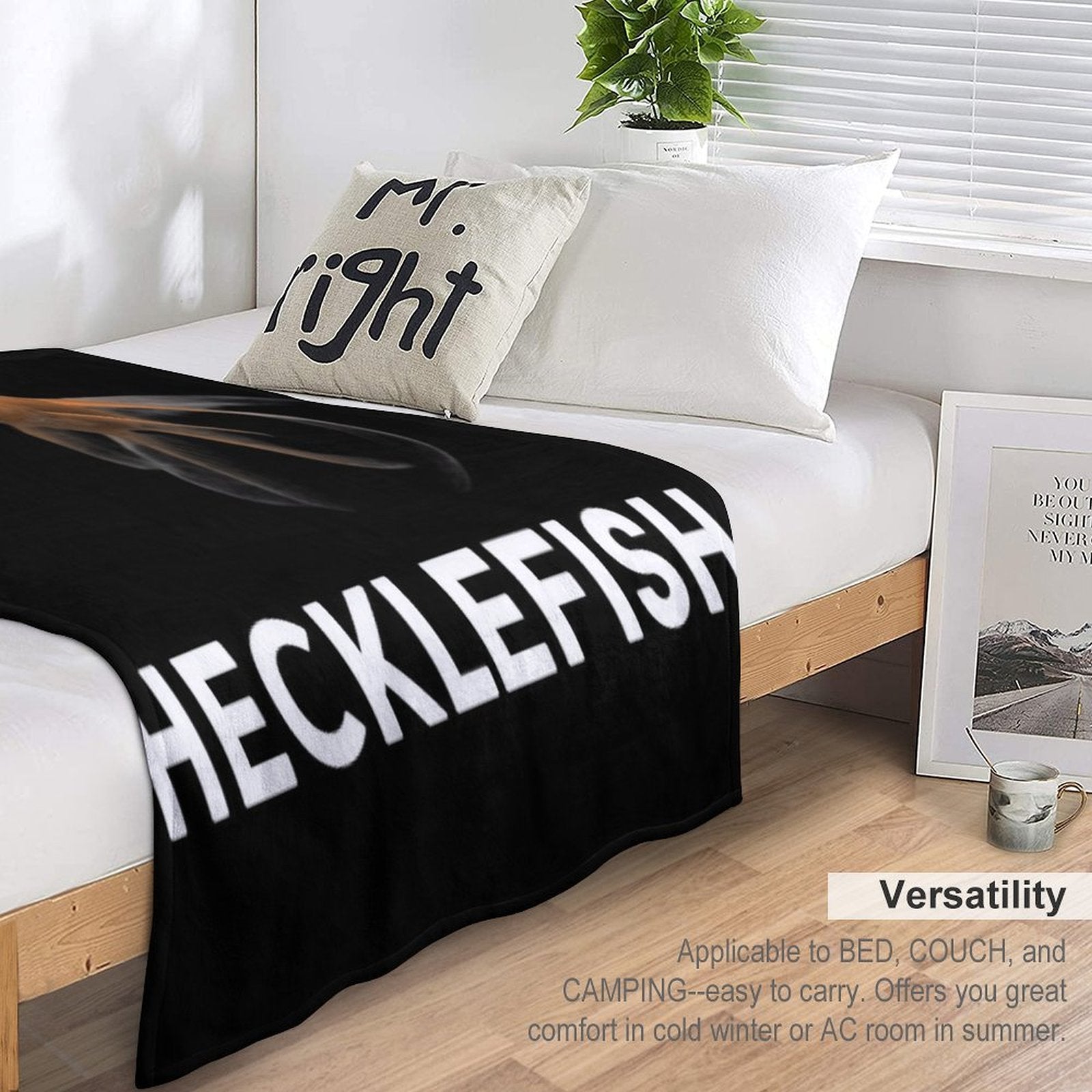 Hecklefish Shrink-resistant Throw Blanket