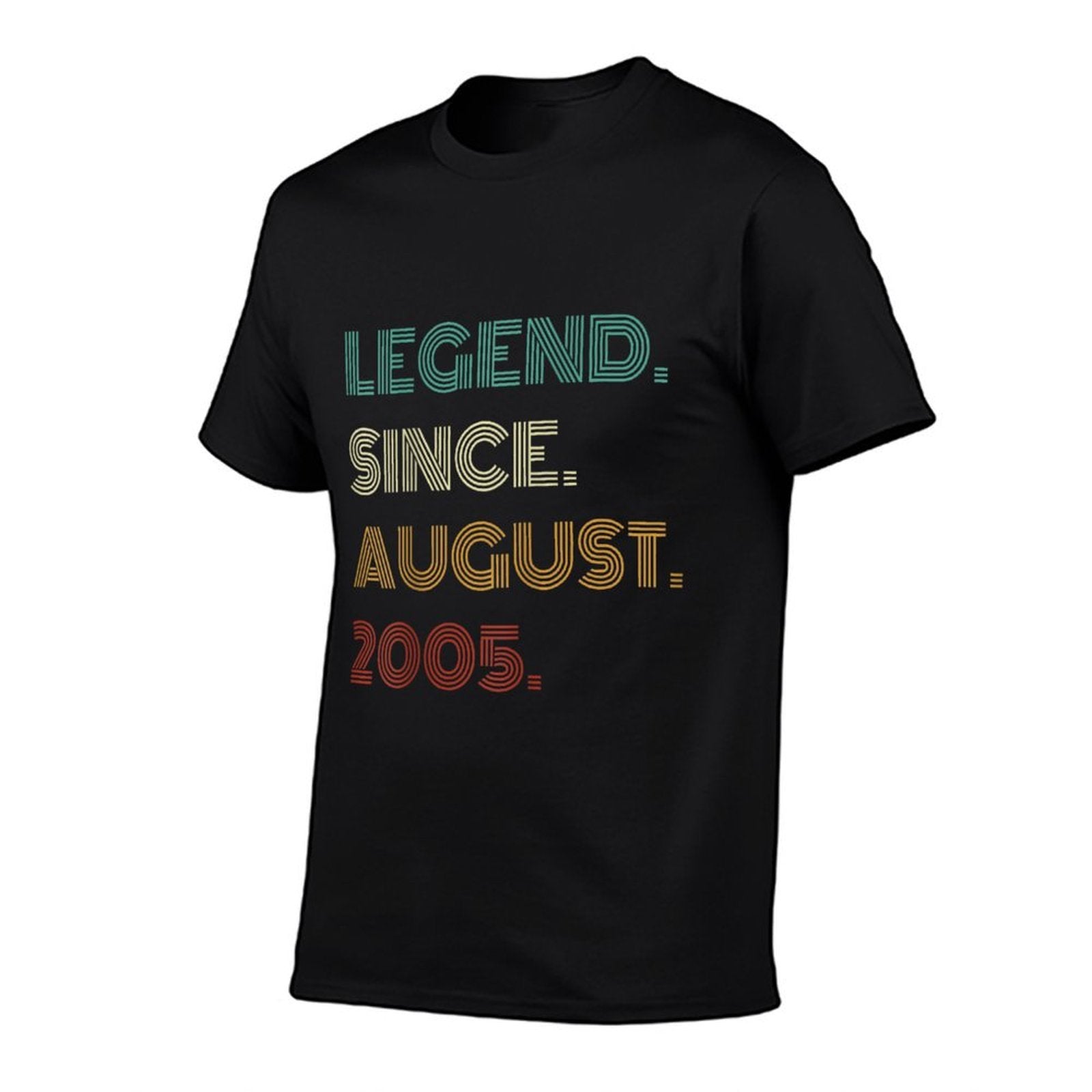 20 Years Old Legend Since August 2005 20th Birthday  Durable T-Shirt