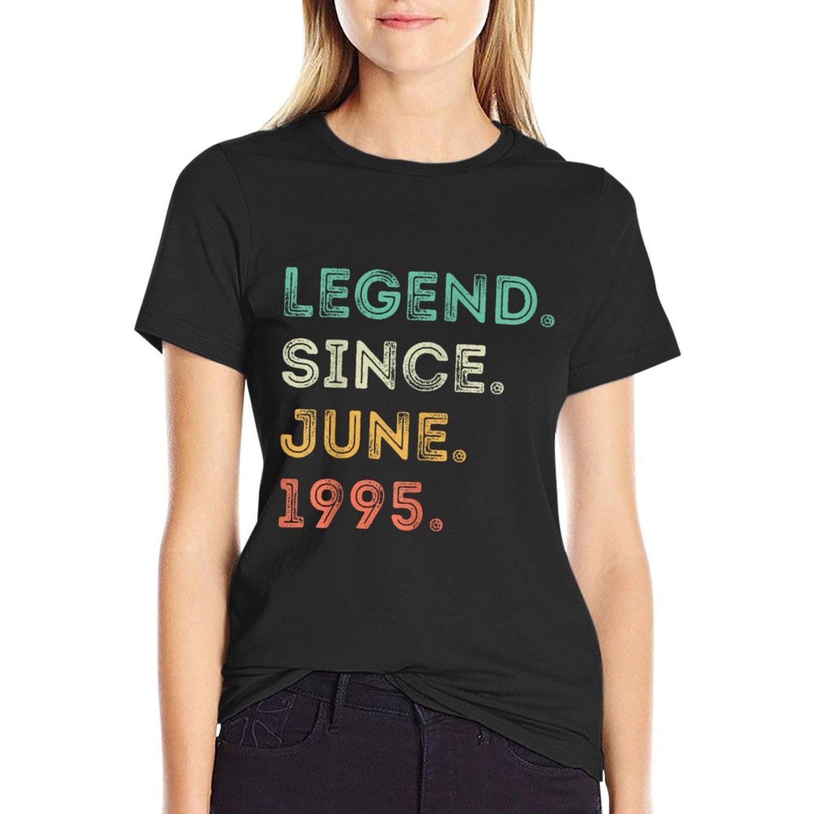 30 Years Old Legend Since June 1995 30th Birthday  Stretchy T-Shirt