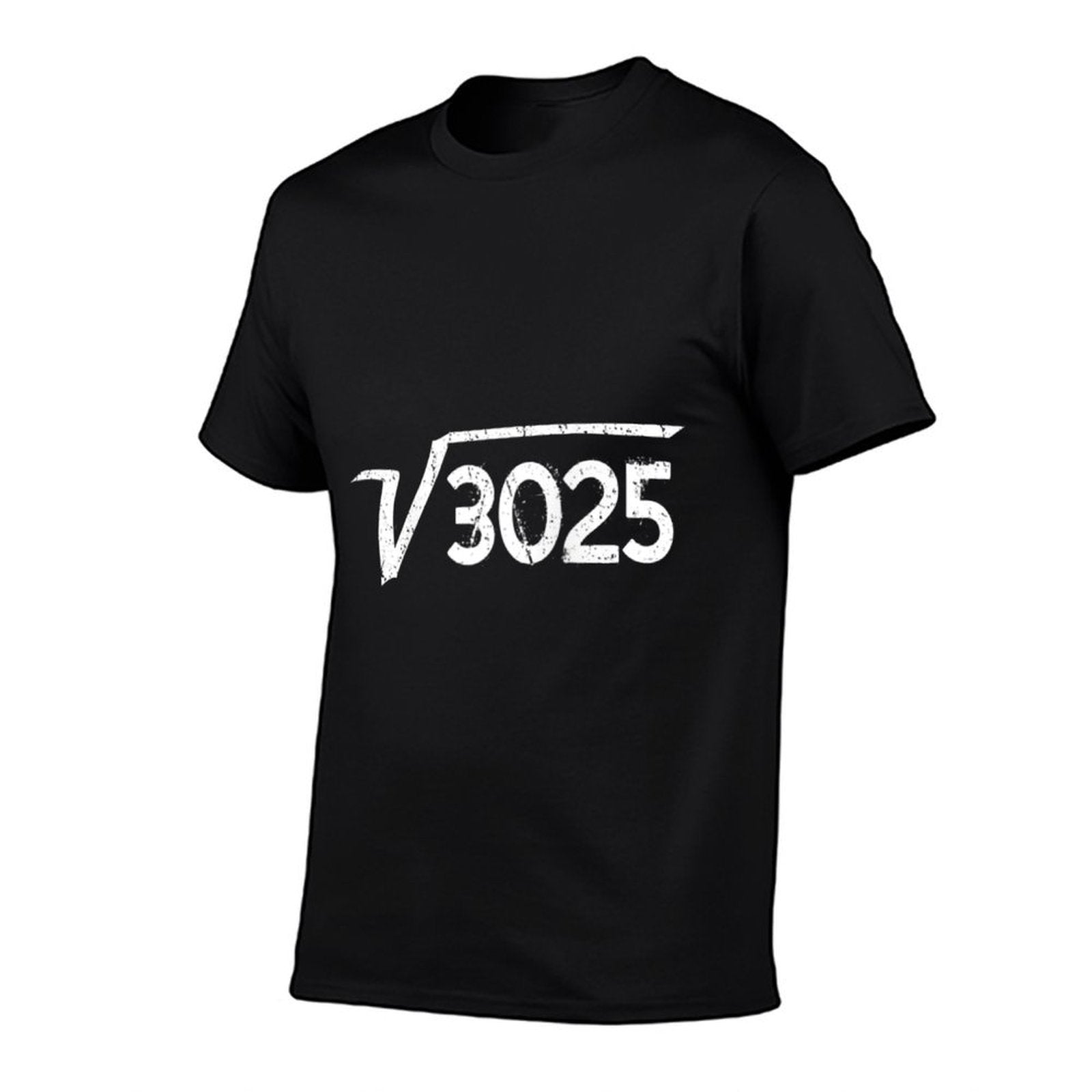 50th Birthday Square Root of 3025 Maths Raglan Baseball  Wrinkle-resistant T-Shirt