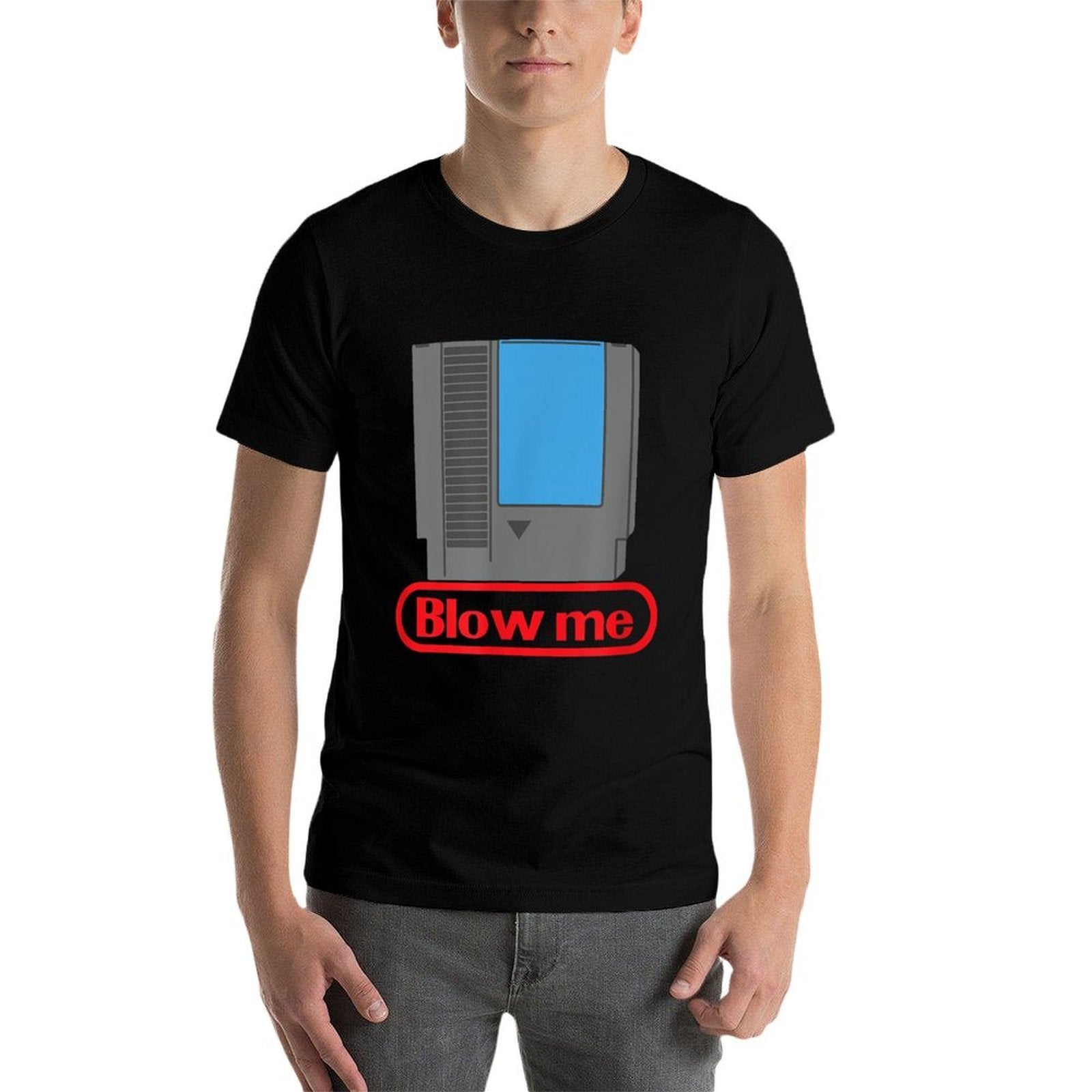 Funny Gamer Parody - Blow Me 80s  Soft T-Shirt