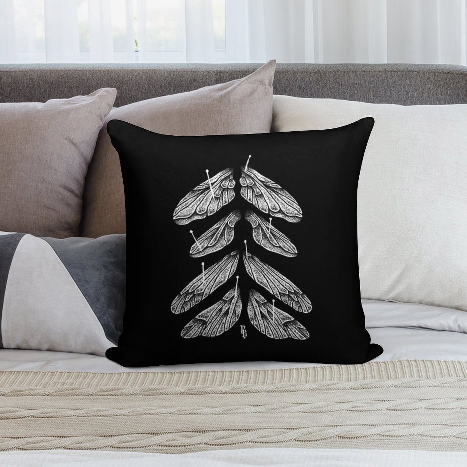Wings Soft Anti-Pilling Throw Pillow