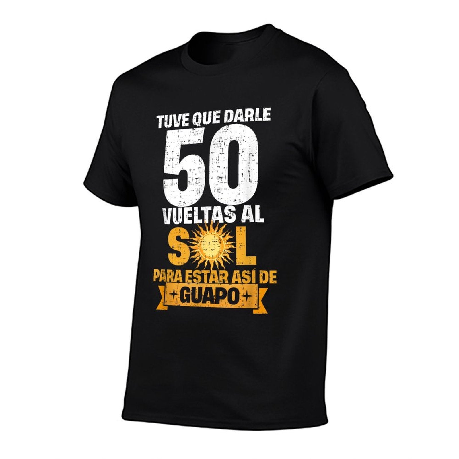 50th Birthday for Men in Spanish Regalo Cumpleanos 50  Wrinkle-resistant T-Shirt