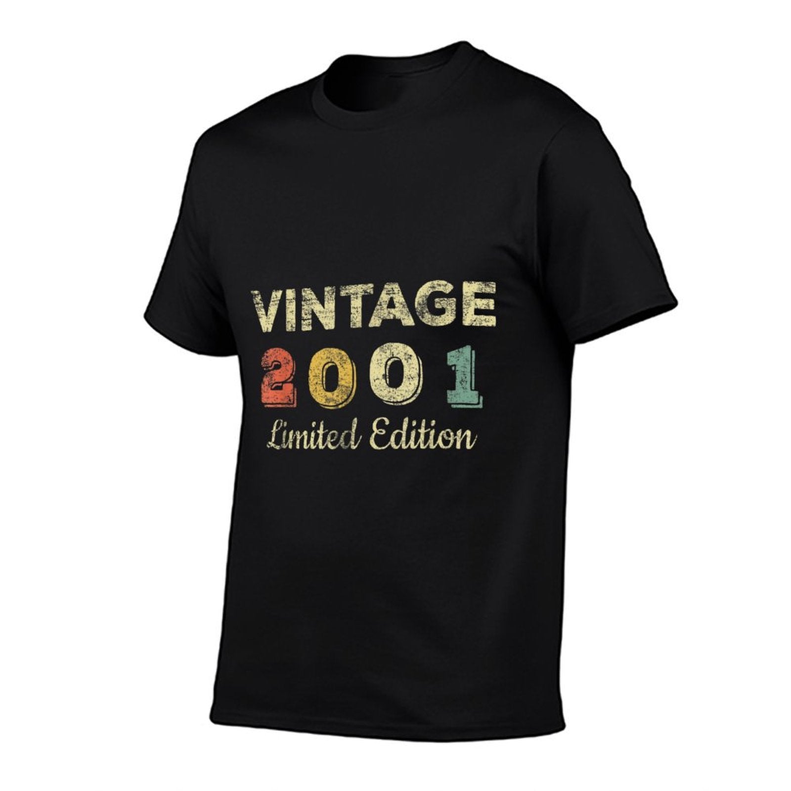 21 Year Old Gifts Vintage 2001 Limited Edition 21st Birthday  Summer-ready Fabric T-Shirt