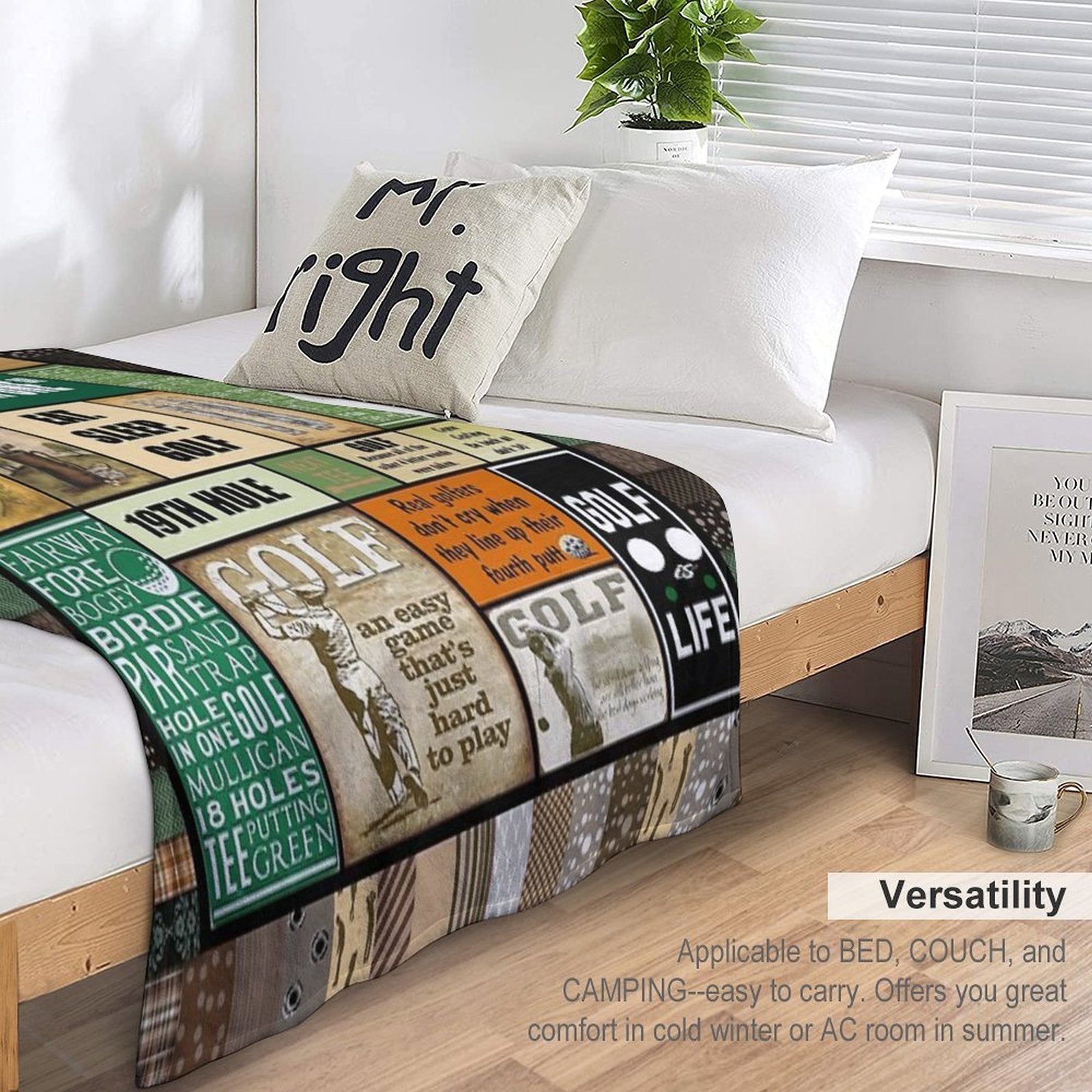 Golf - Golf Lover - Golf Life Wrinkle-free Throw Blanket