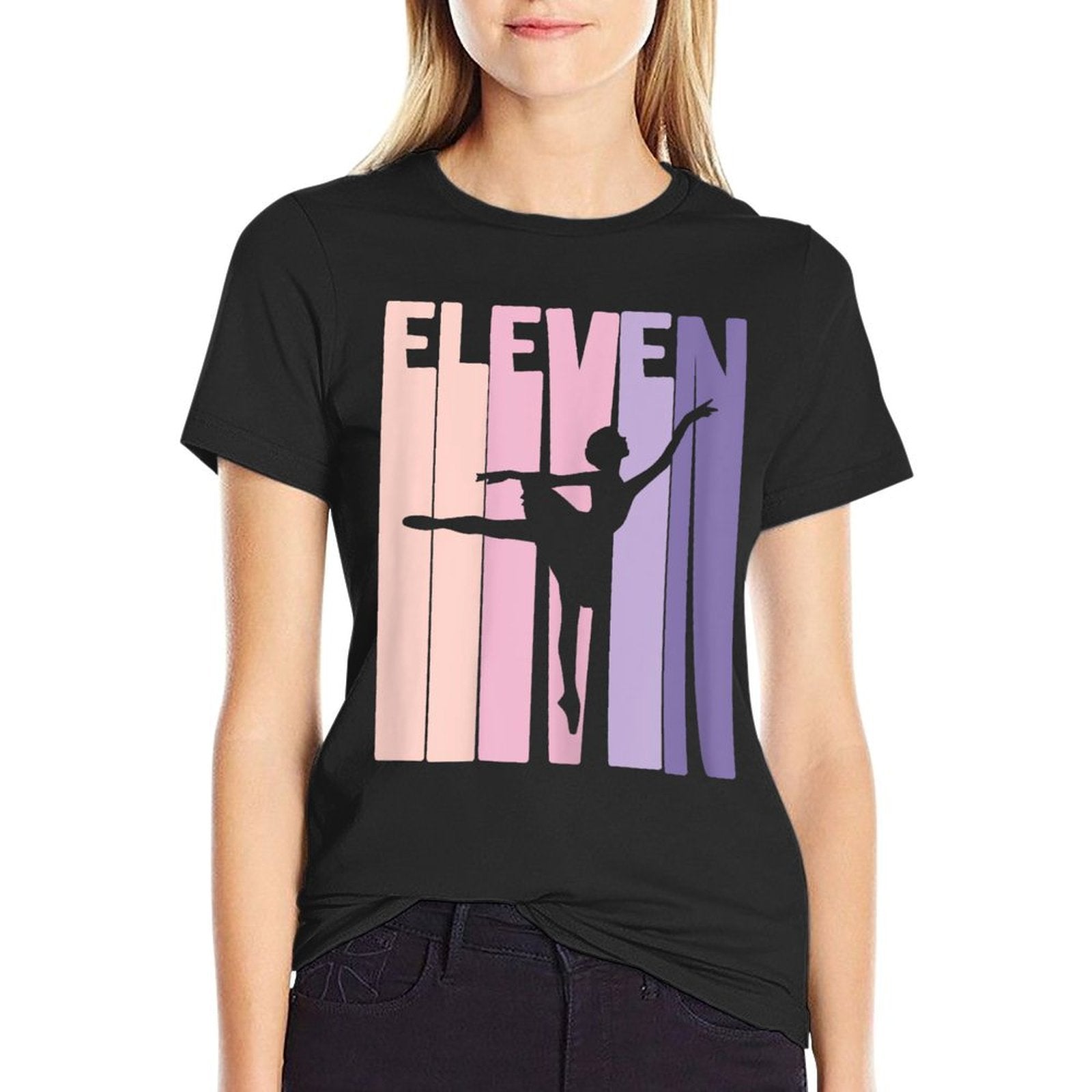 11th Birthday Gift Ballet Dancer 11 Years Old Ballerina Girl  Eco-friendly Material T-Shirt
