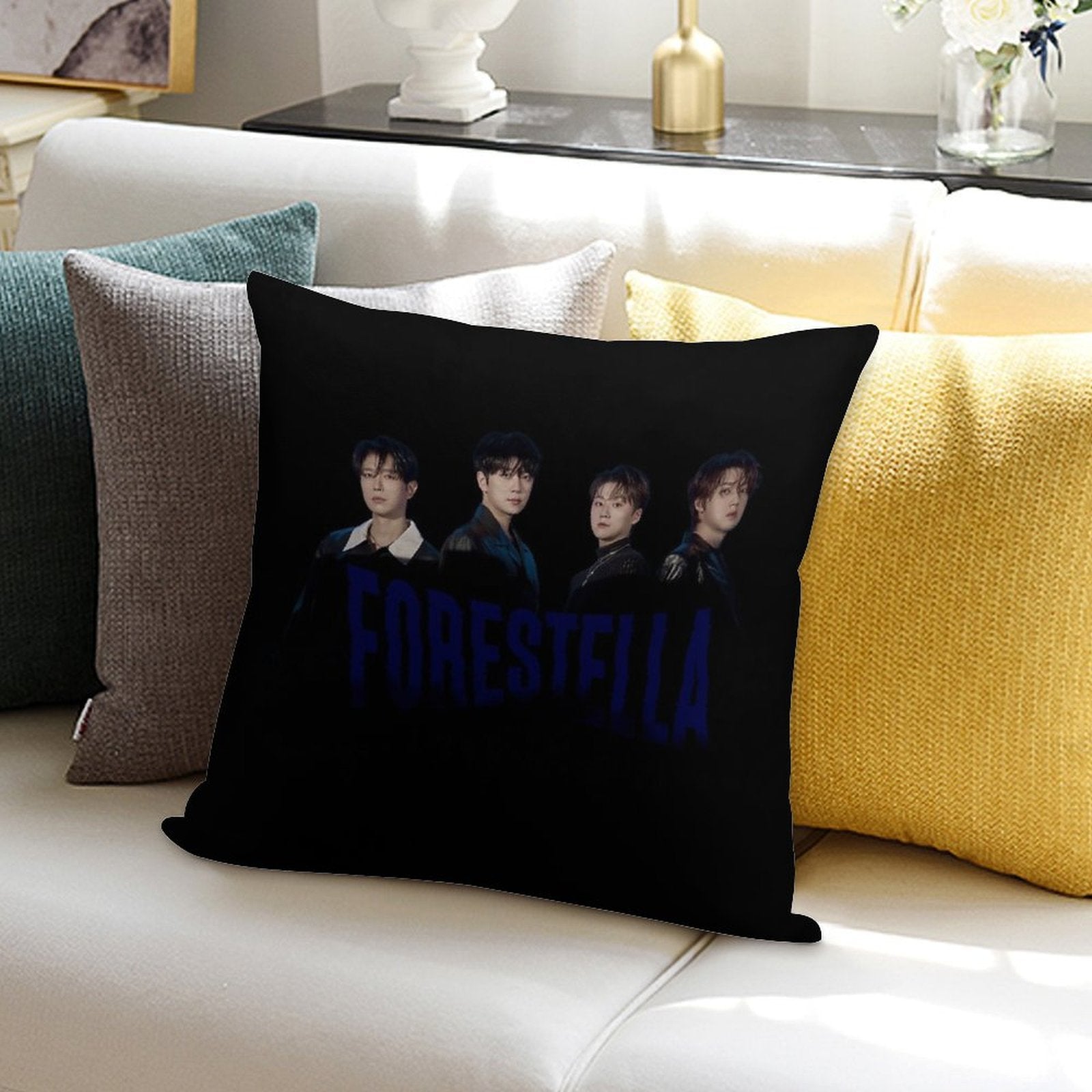 Forestella Soft Skin-Friendly Throw Pillow