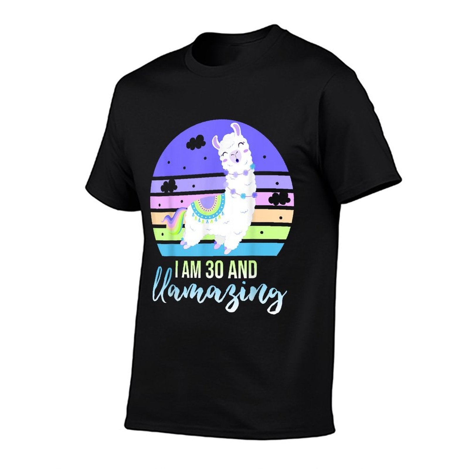 30 Years Old 30th Birthday Llamazing Llama Gift  Slim-fit Cut T-Shirt