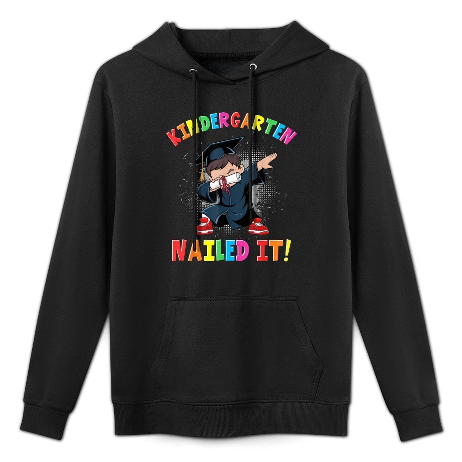 Kindergarten Graduation 2025 Boys Kids Dabbing Graduation Customizable Surface Hoodie