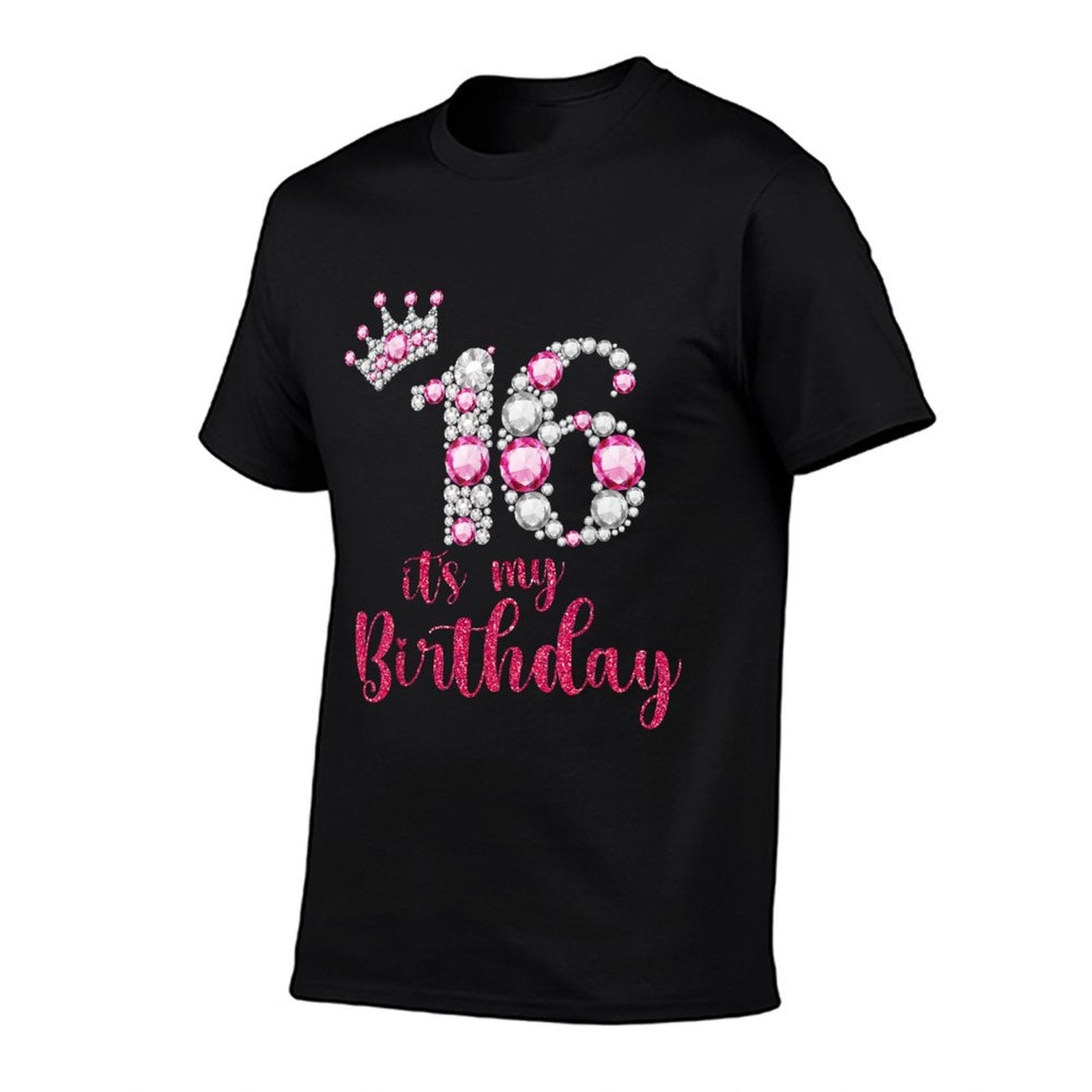 16 It's My Birthday 16th Birthday 16 Years Old Bday  High-quality Stitching T-Shirt