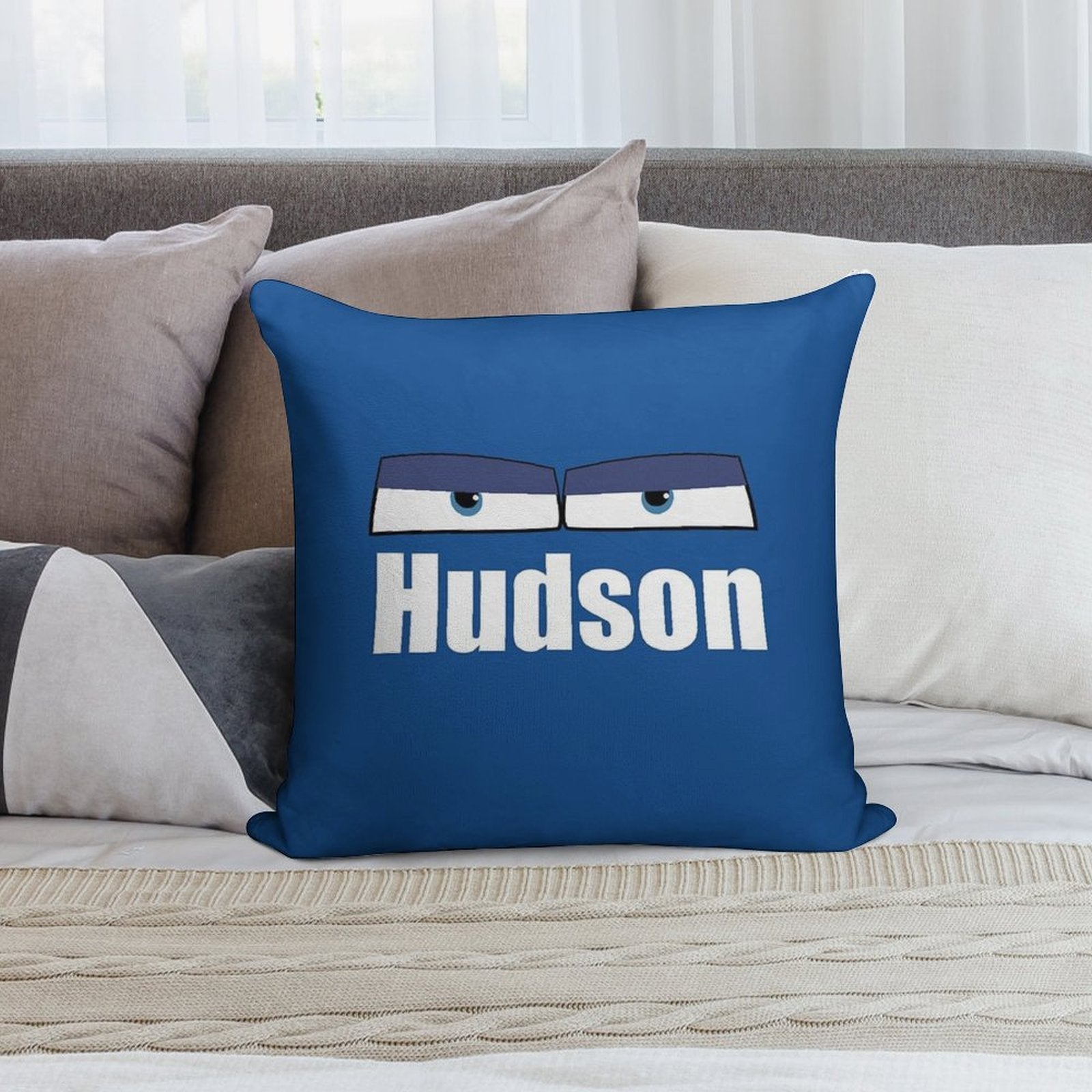 Fabulous Hudson Hornet Soft Easy Maintenance Throw Pillow