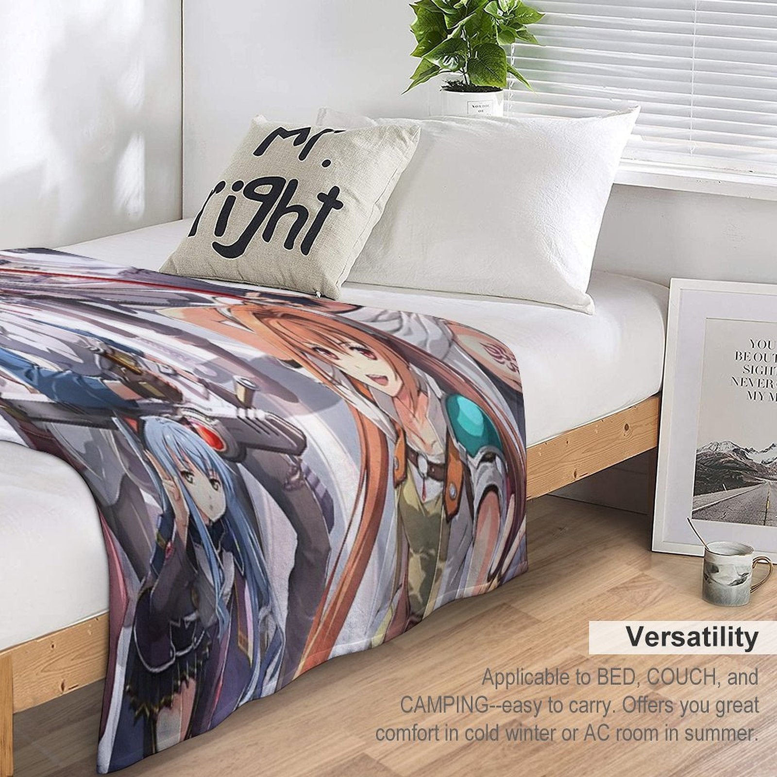 Main Characters - Kiseki Series - Legend of Heroes - Trails of Cold Steel Travel-friendly Throw Blanket