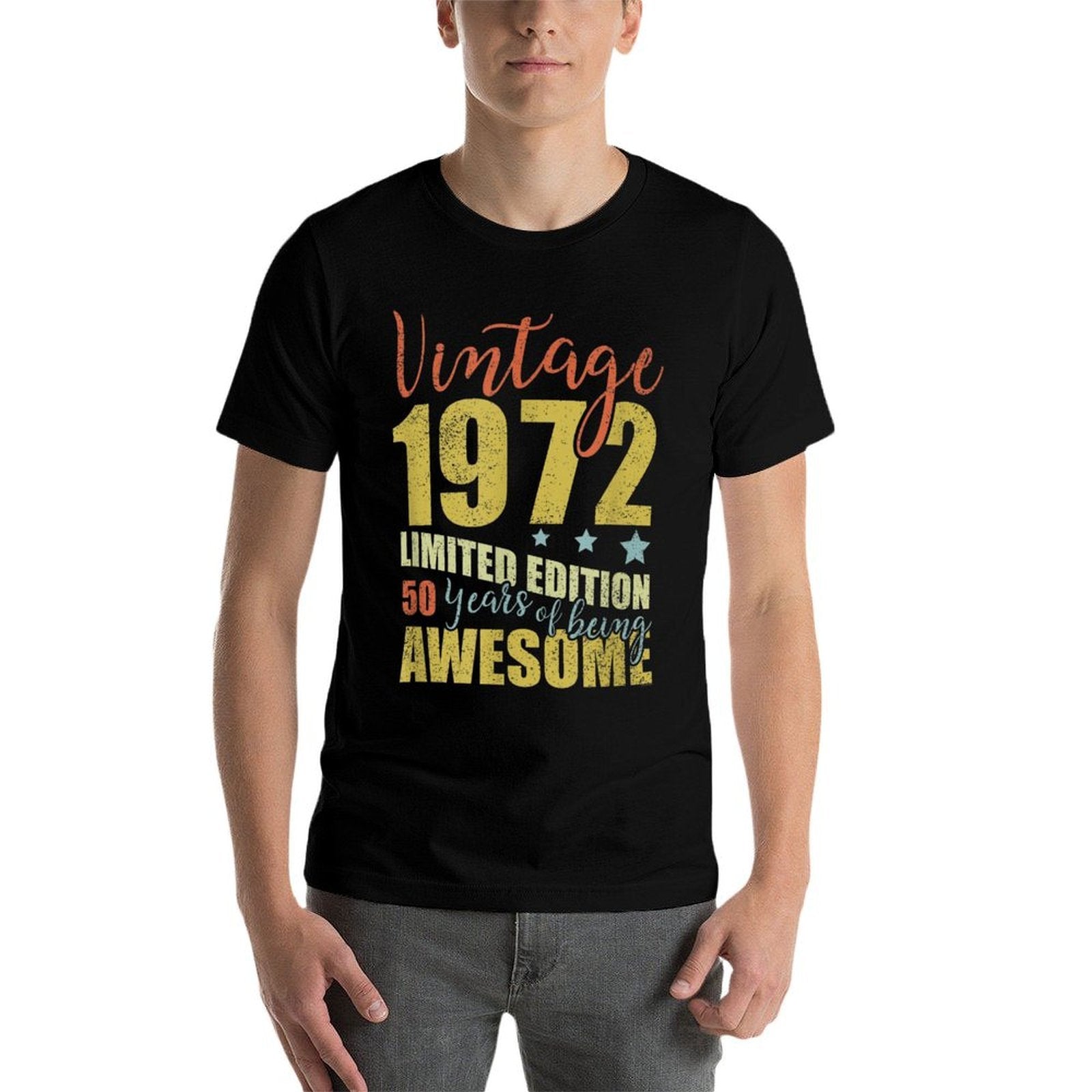 50 Year Old Vintage 1972 50th Birthday  Cotton T-Shirt