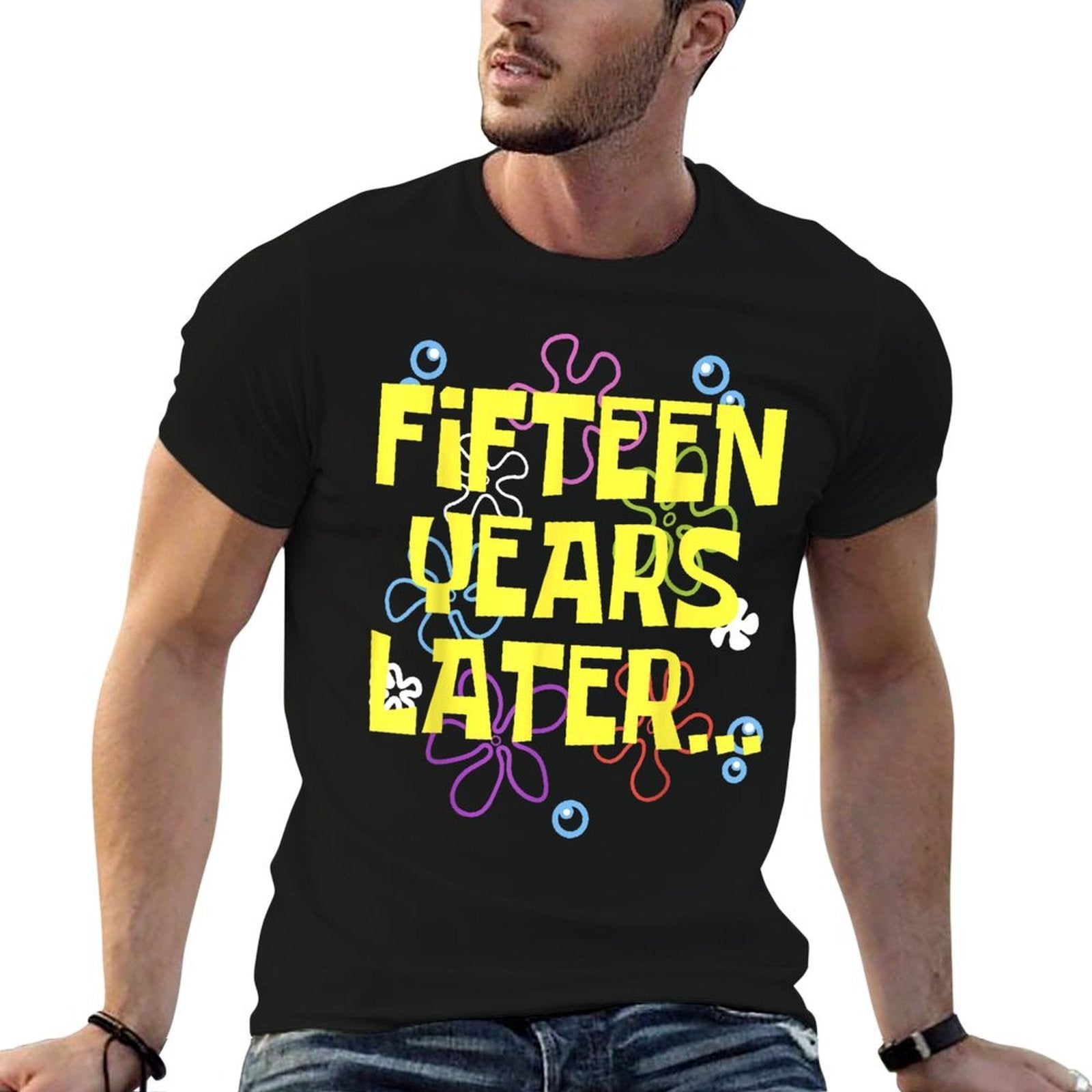 15 FIFTEEN YEARS LATER 15 Year Old Birthday Gifts Boy Girls  Eco-friendly Material T-Shirt