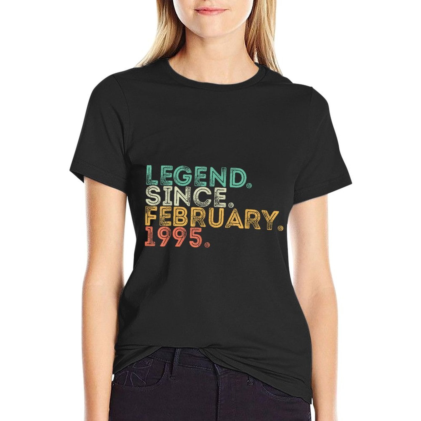 30 Years Old Legend Since February 1995 30th Birthday  Relaxed-fit T-Shirt