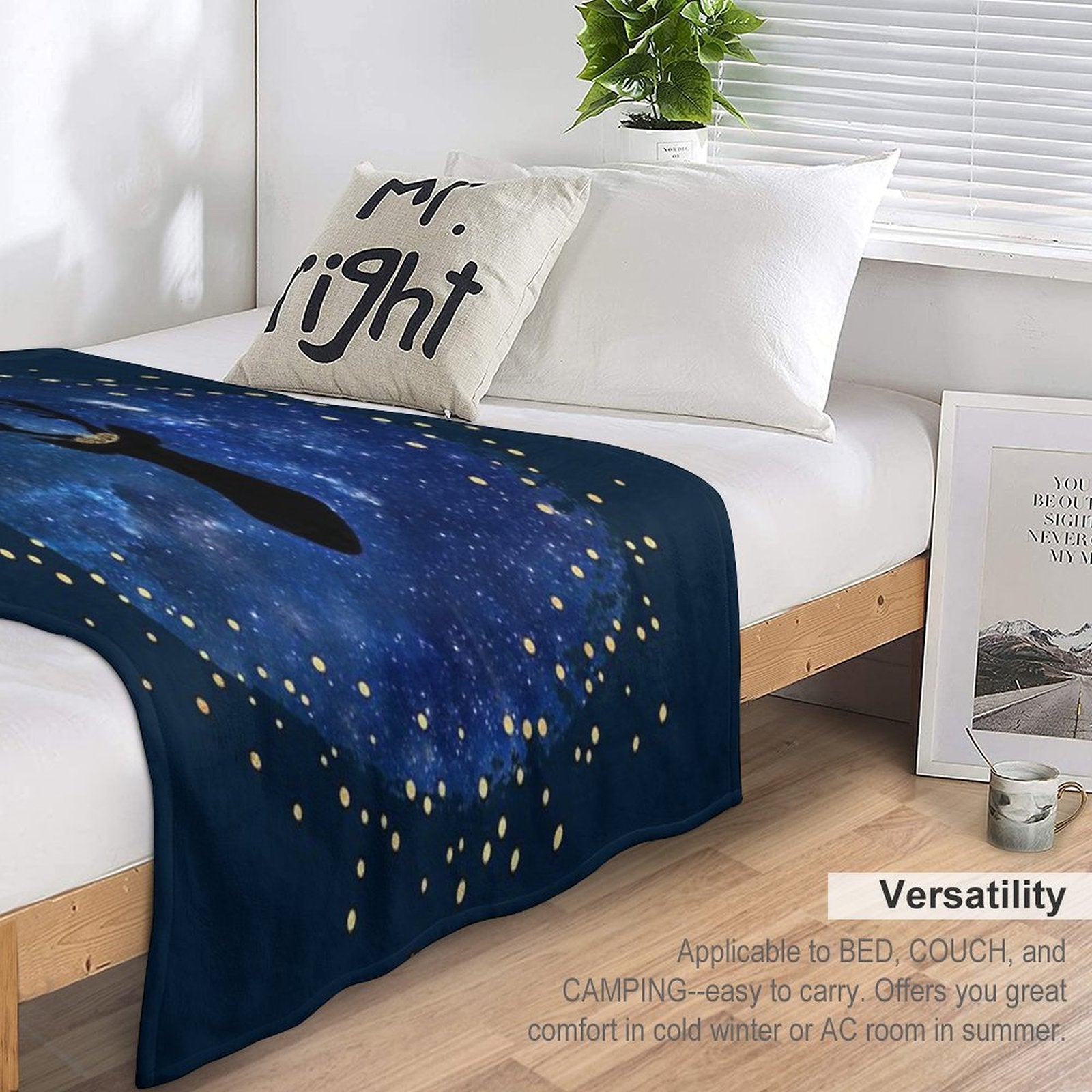 The Stag of Stars Anti-pilling Throw Blanket