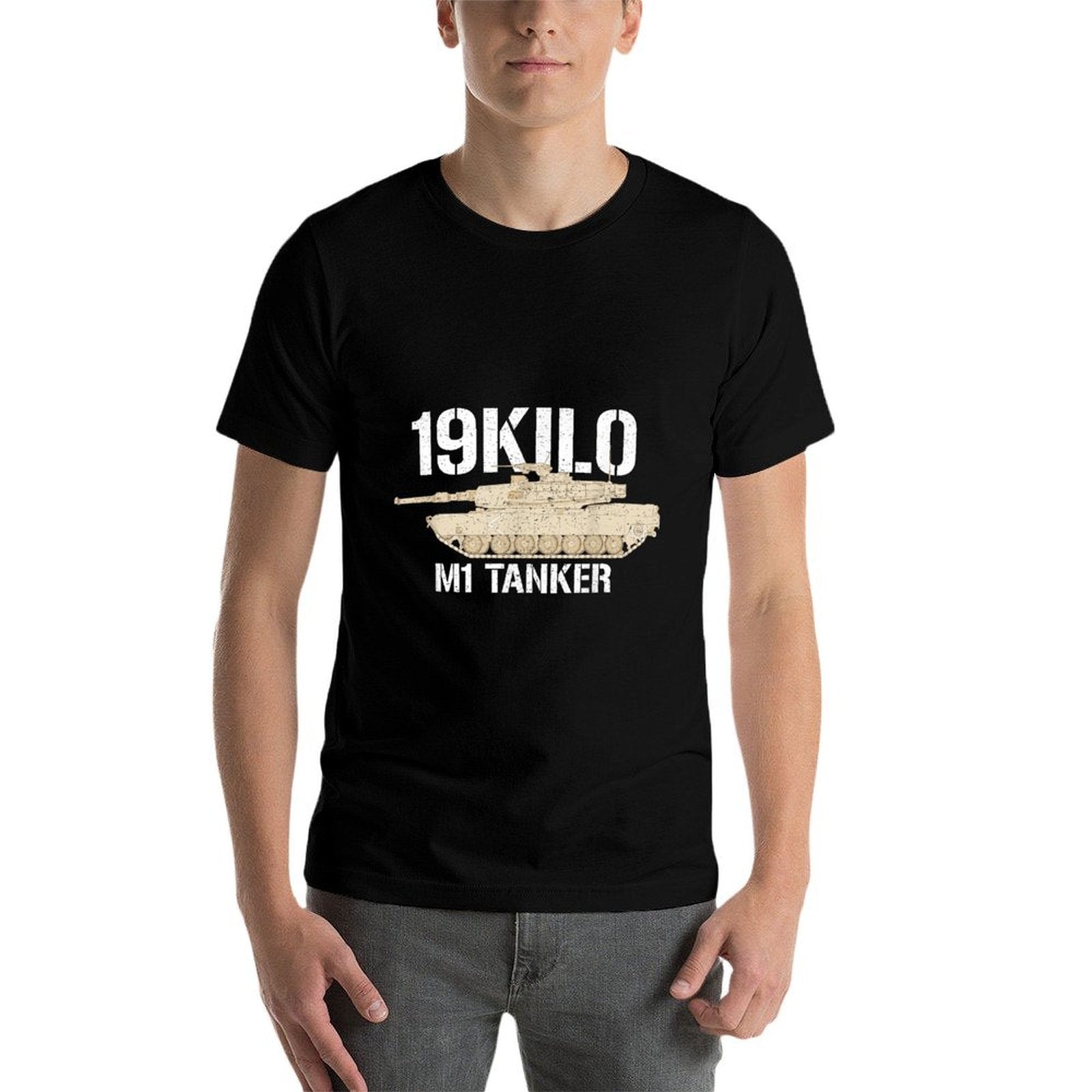 19KILO M1 Tanker Vintage Army Armor Branch MOS TEE  Vintage-inspired T-Shirt