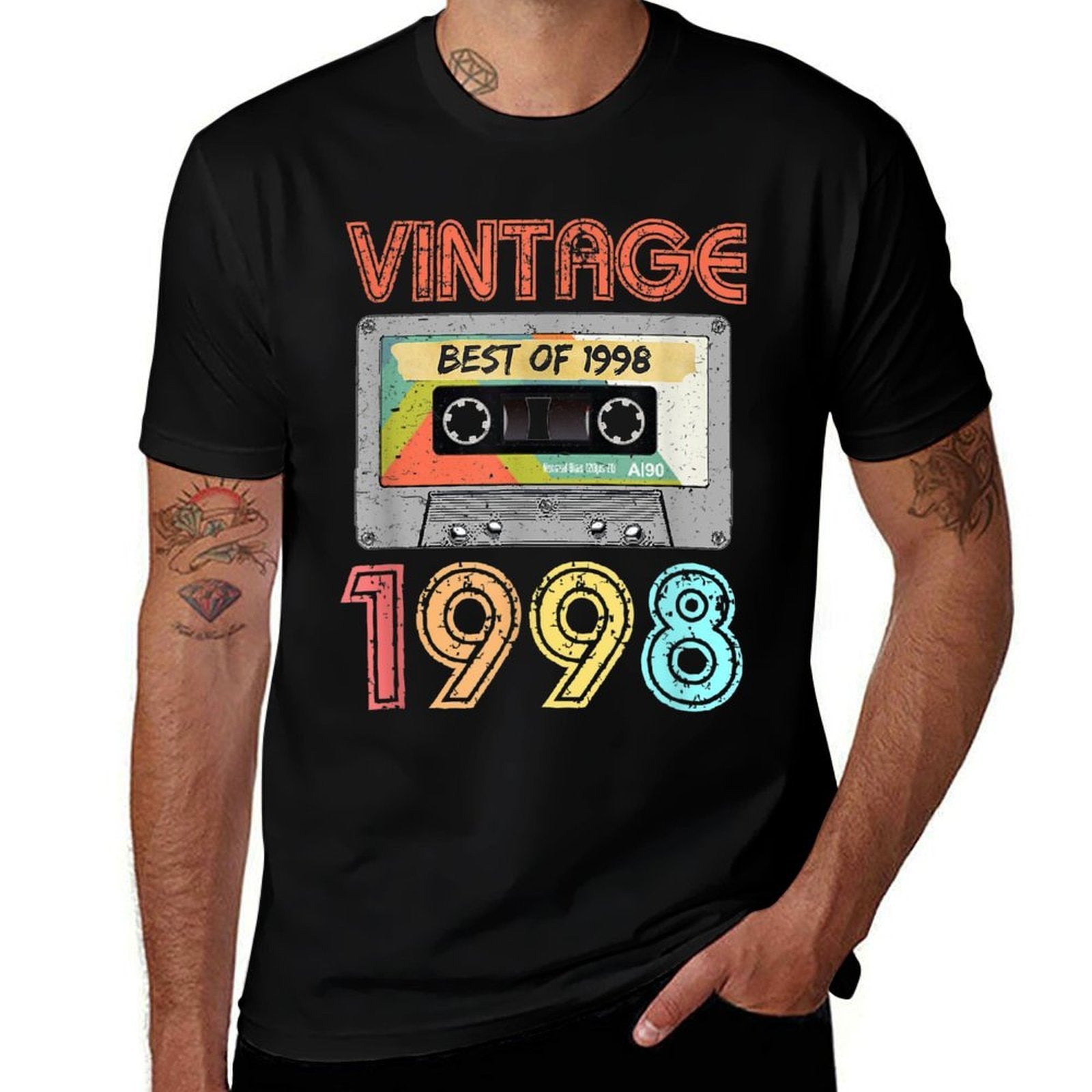 1998 21st Birthday  Retro Vintage 1998 Birthday  Polyester Blend T-Shirt