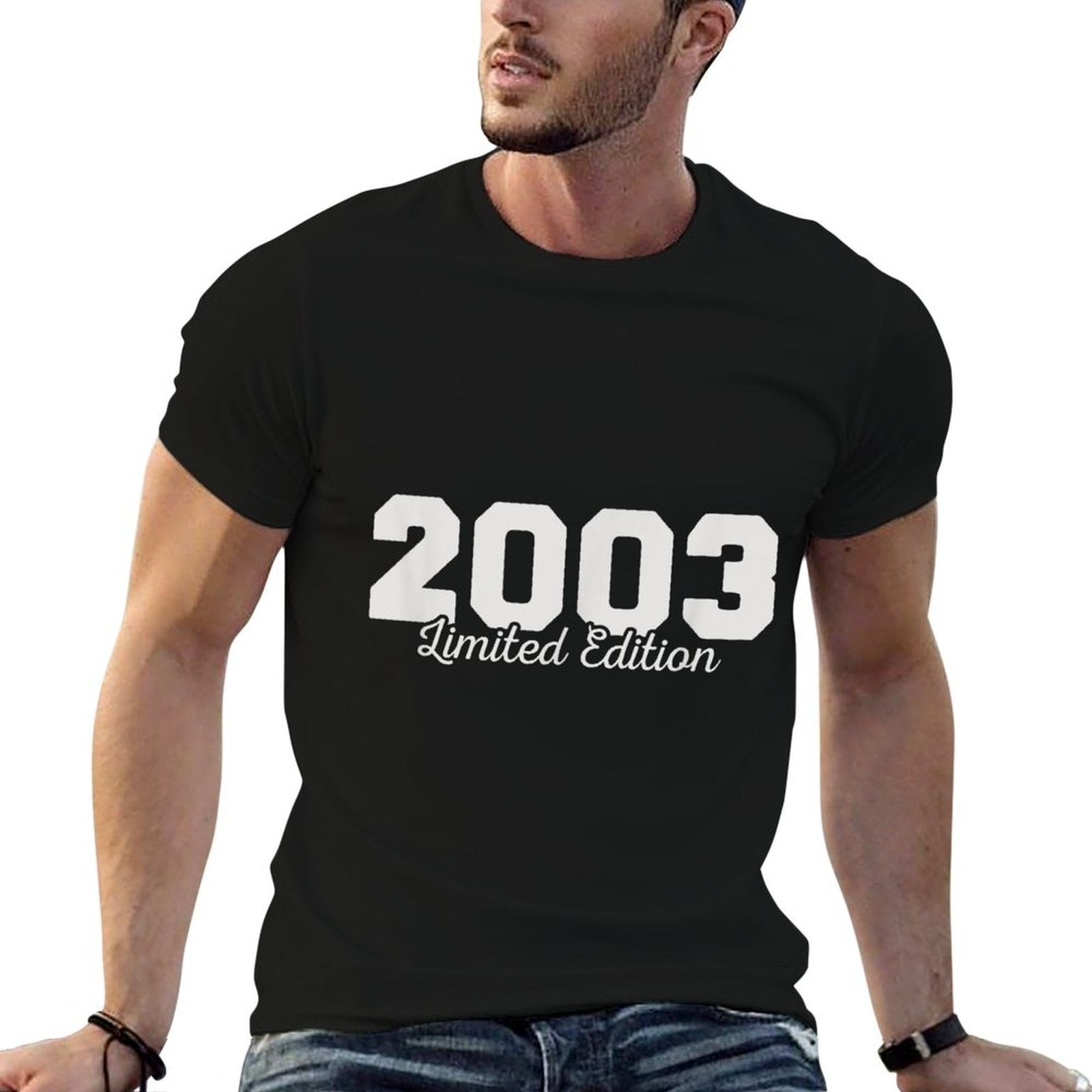 21 Birthday Decorations Men Best of 2003 BDay 21st Birthday  Tagless Design T-Shirt