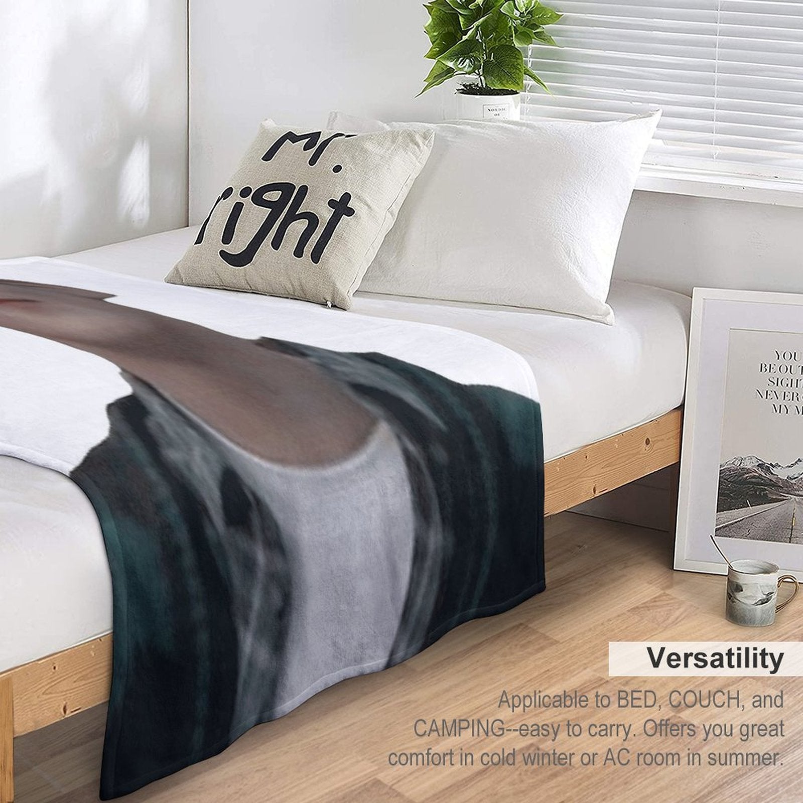Mark Lee Machine-washable Throw Blanket