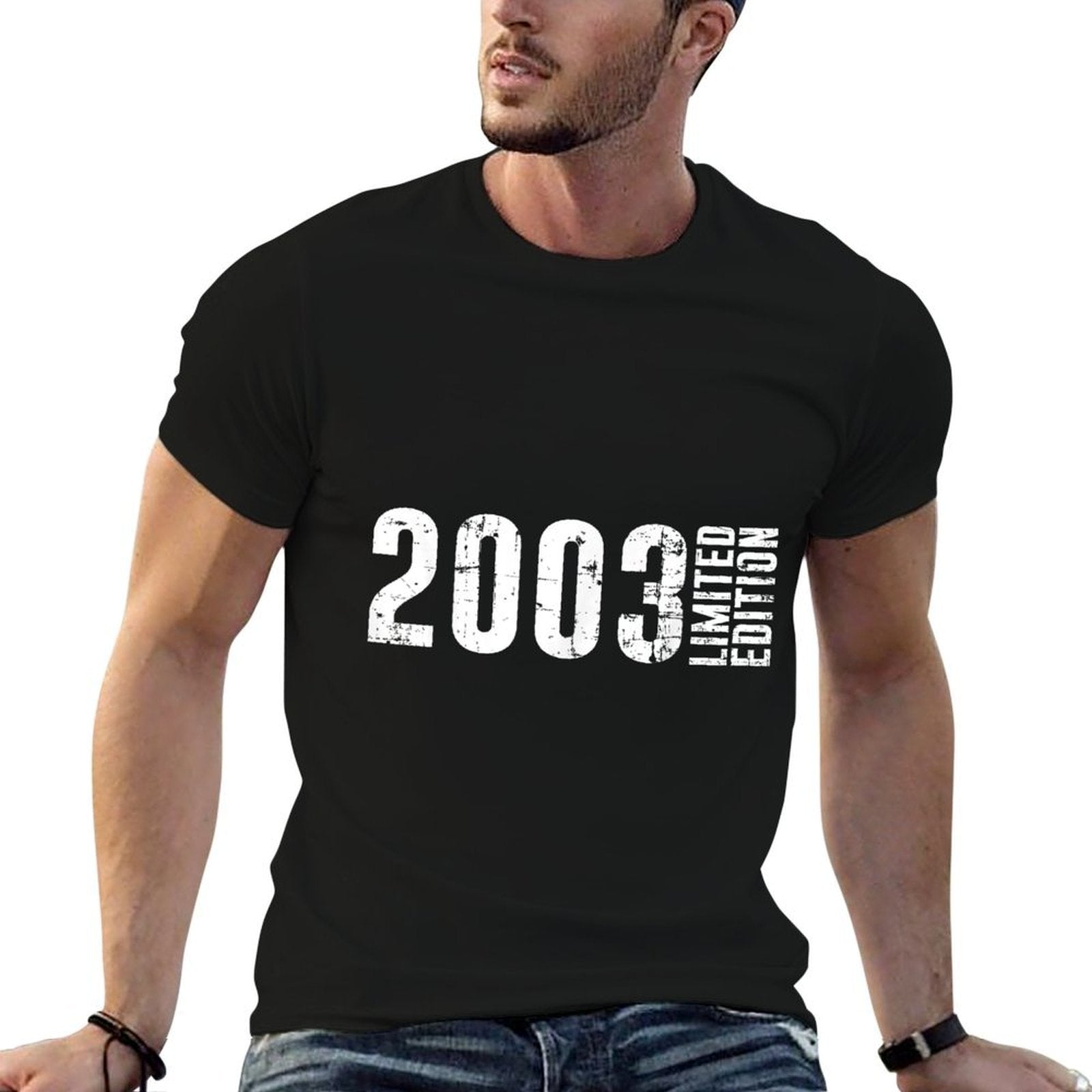 2003 Limited Edition And 20th Birthday  Oversized Silhouette T-Shirt