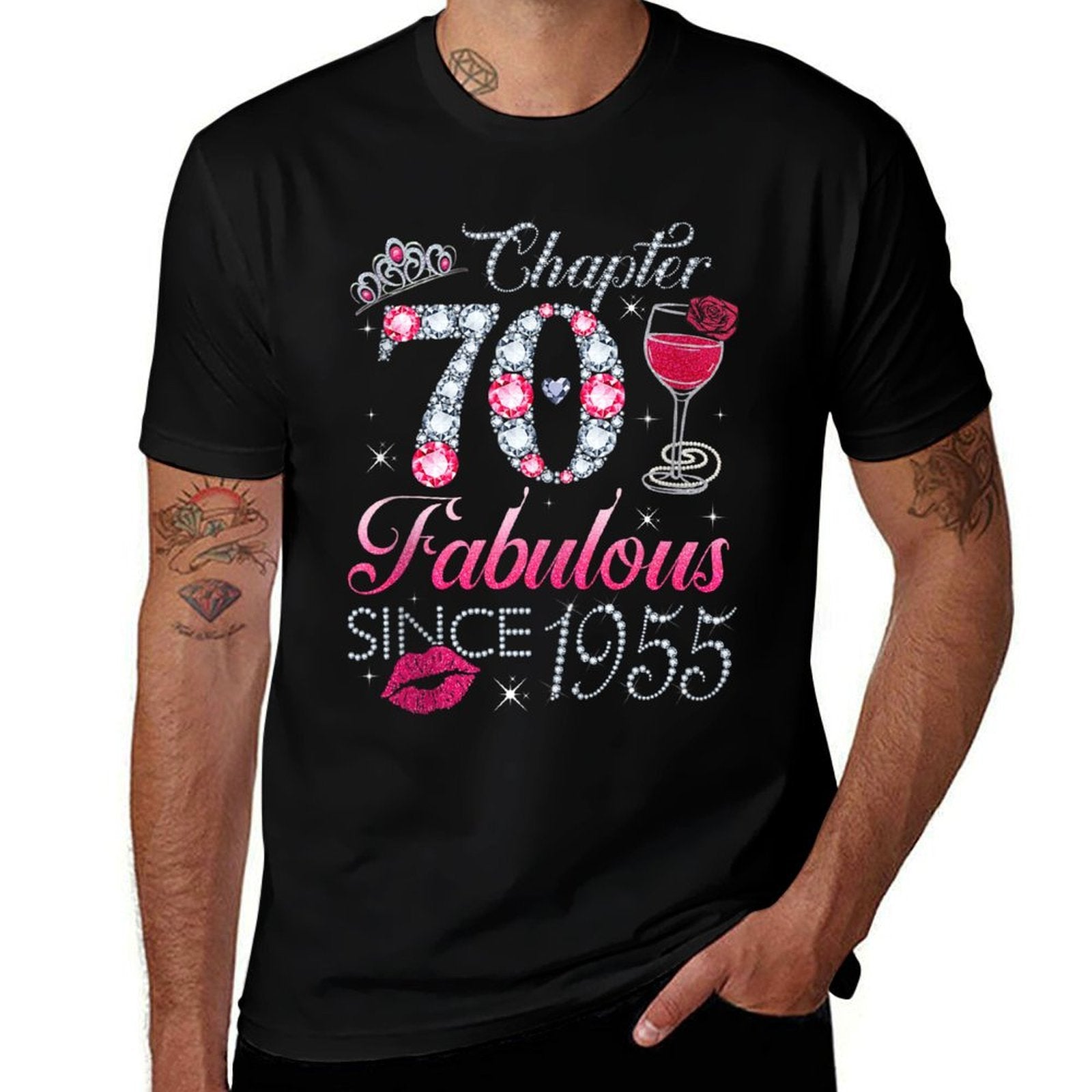 Chapter 70 Fabulous Since 1955 70Th Birthday Gift For Women  High-quality Stitching T-Shirt