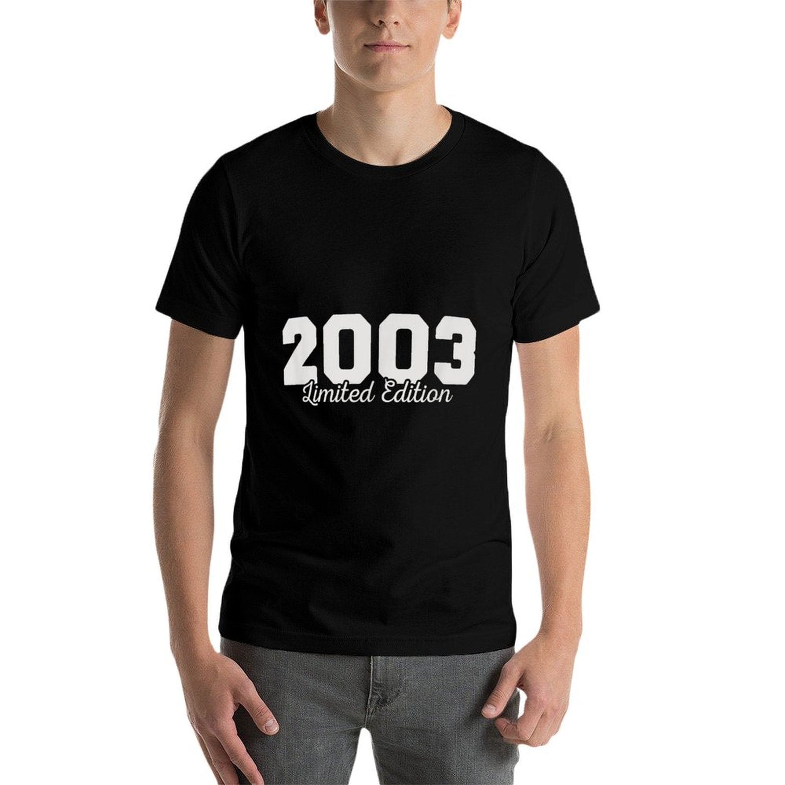 21 Birthday Decorations Men Best of 2003 BDay 21st Birthday  Tagless Design T-Shirt