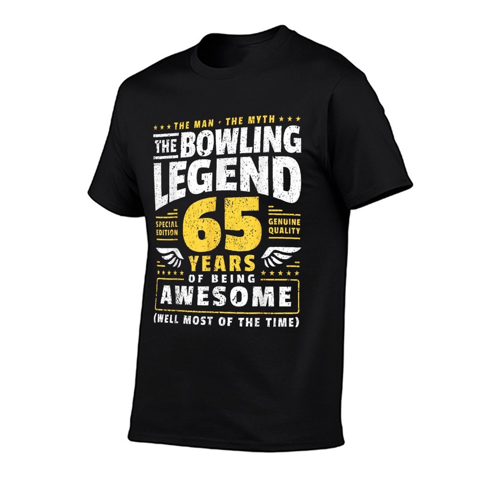 65th Birthday Bowling 65 Years Old Bowler  Eco-friendly Material T-Shirt
