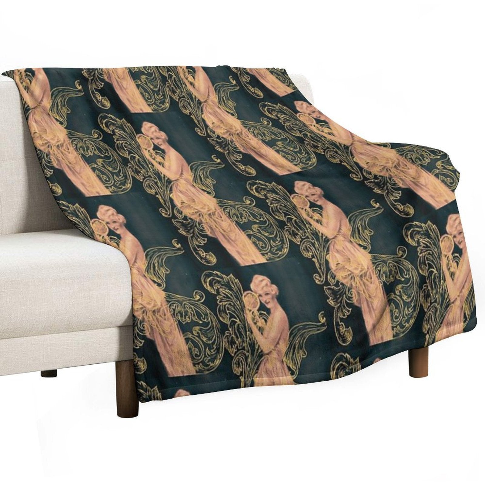 Golden Beauty Comfort Throw Blanket