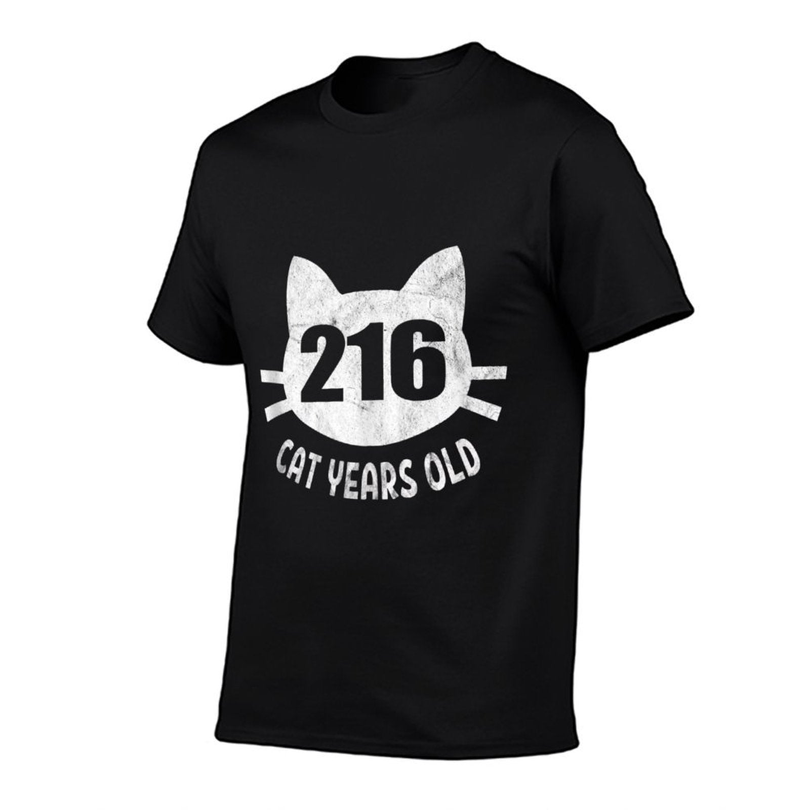 216 Cat Years Old Apparel 50th Birthday Gift For Cat Lovers Comfortable T-Shirt