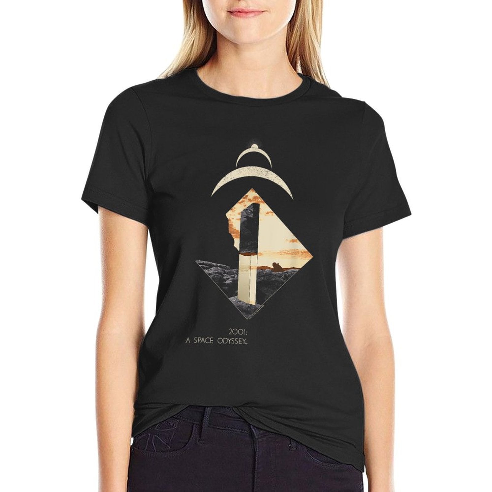 2001 A Space Odyssey Monolith  High-quality Stitching T-Shirt