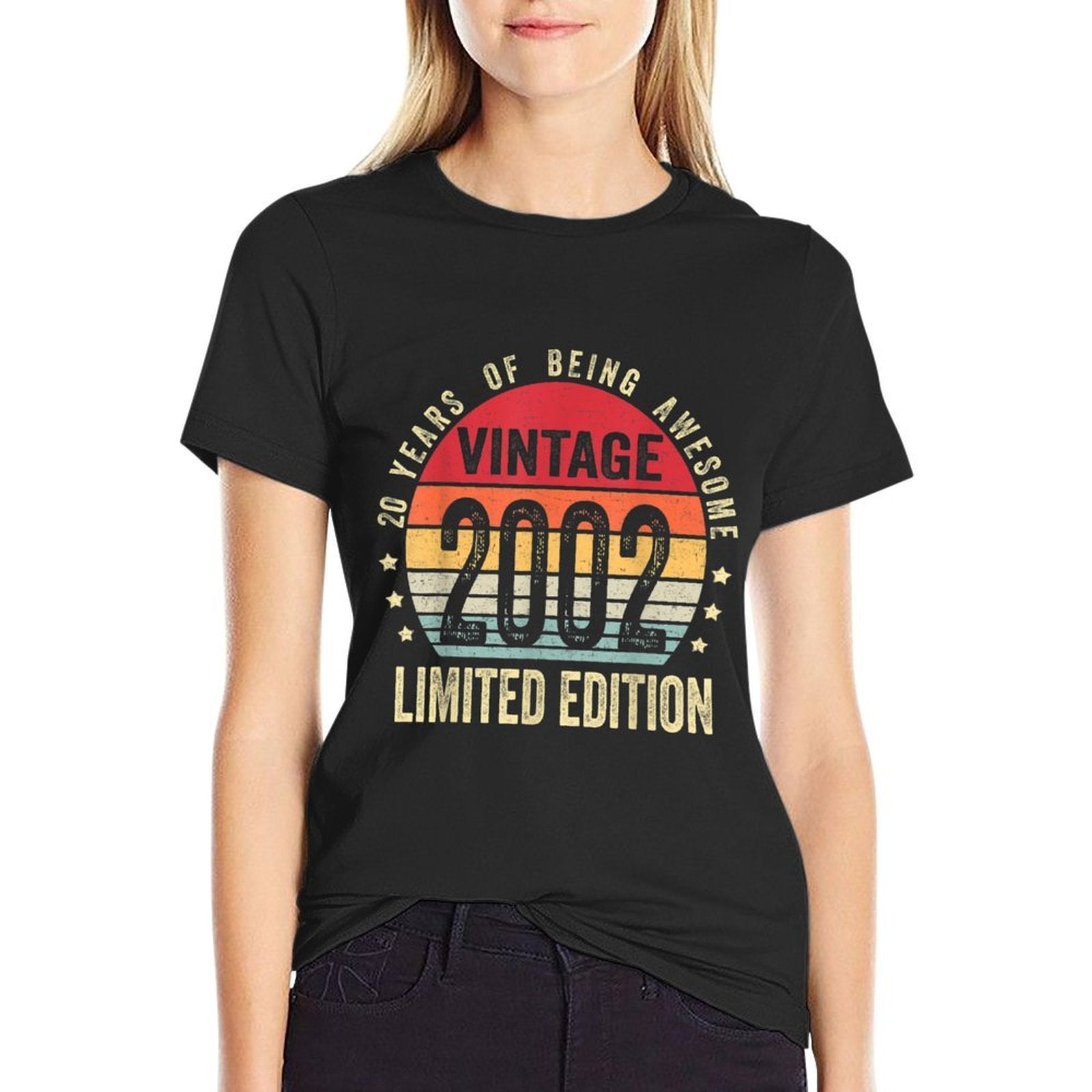 20 Year Old Gifts Vintage 2002 Limited Edition 20th Birthday  Affordable Price T-Shirt