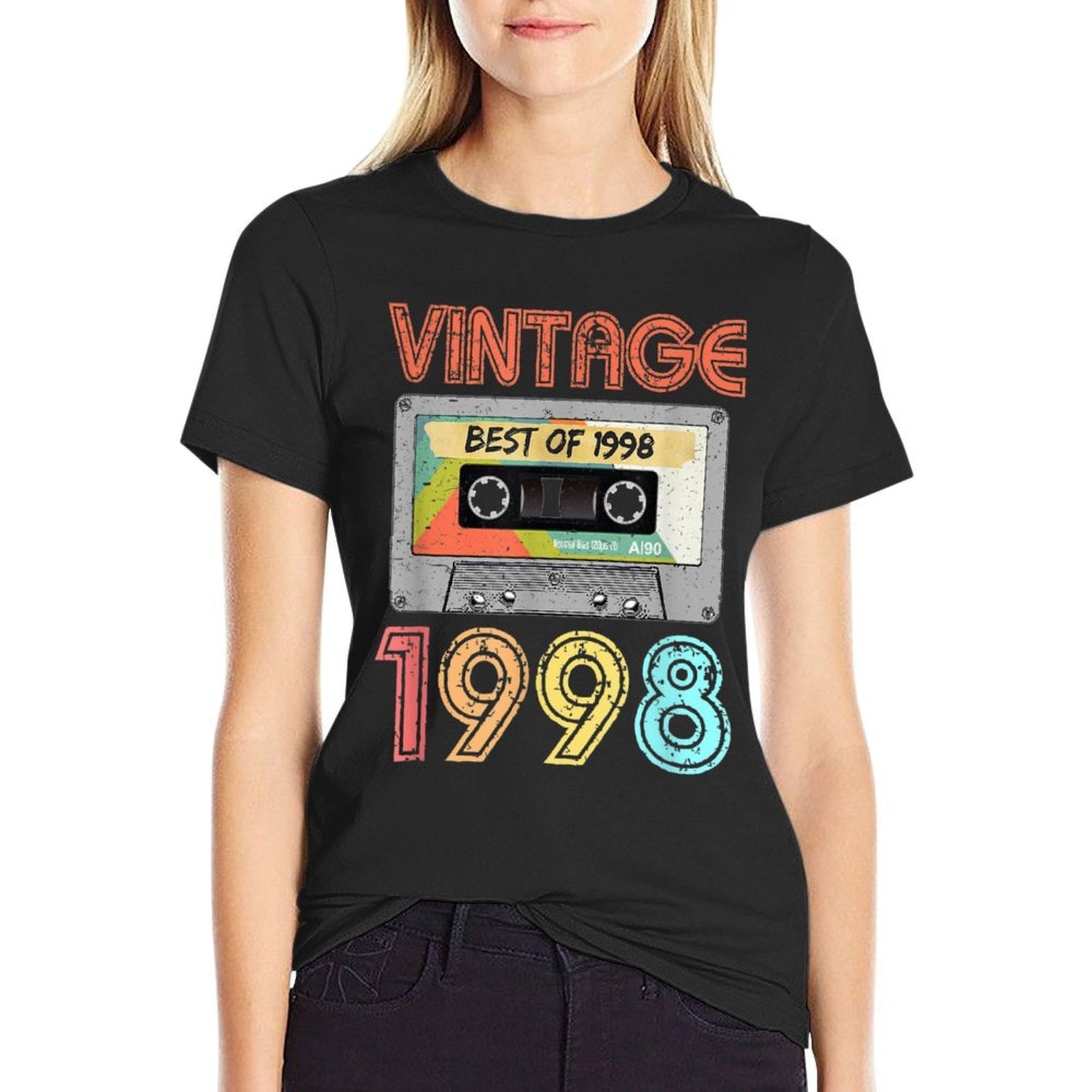 1998 21st Birthday  Retro Vintage 1998 Birthday  Polyester Blend T-Shirt