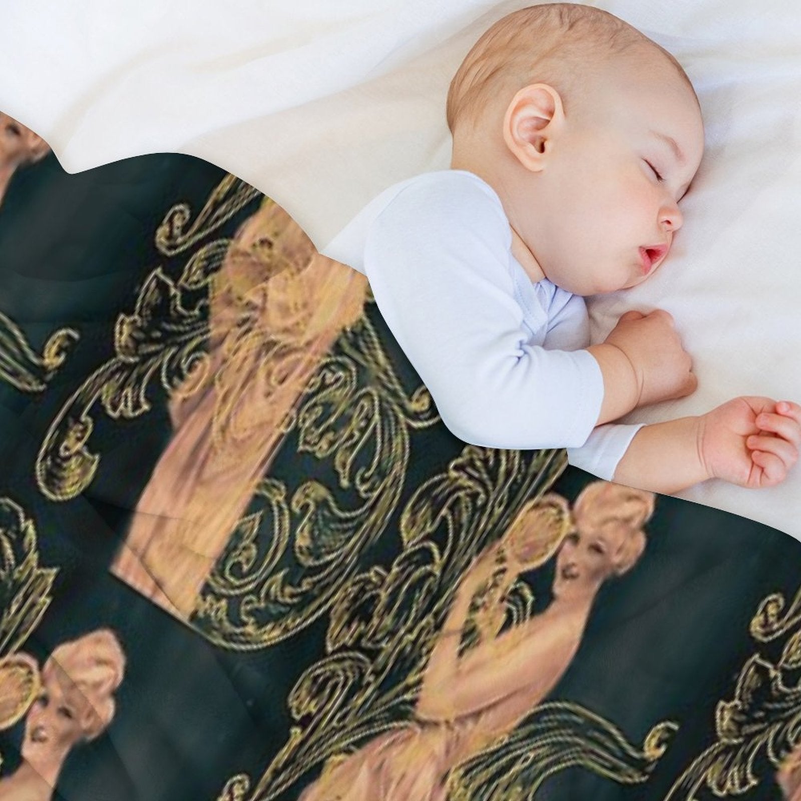 Golden Beauty Comfort Throw Blanket