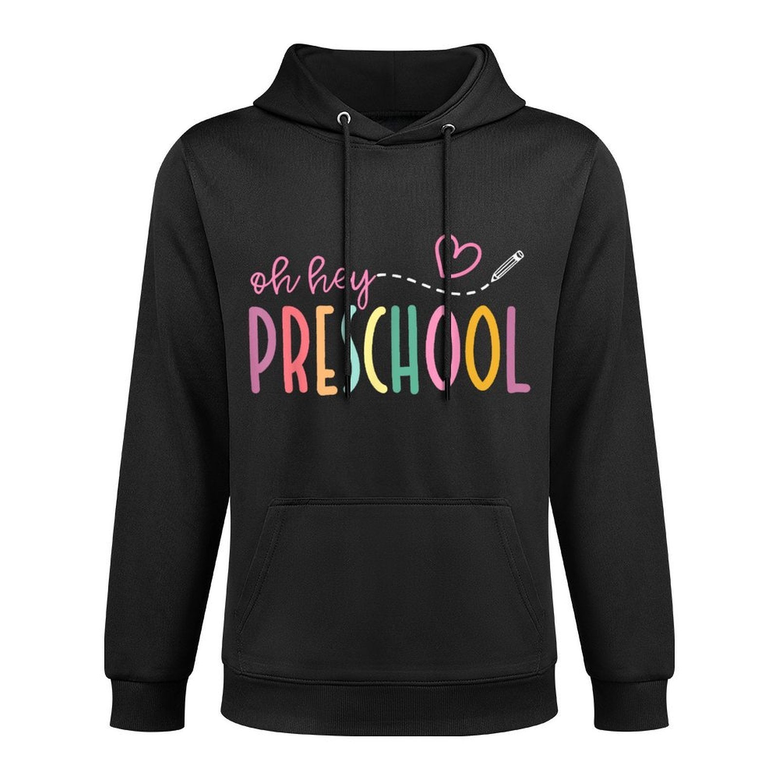 Oh Hey Preschool Welcome Back To School Teacher Student Kids Pilling-Resistant Hoodie