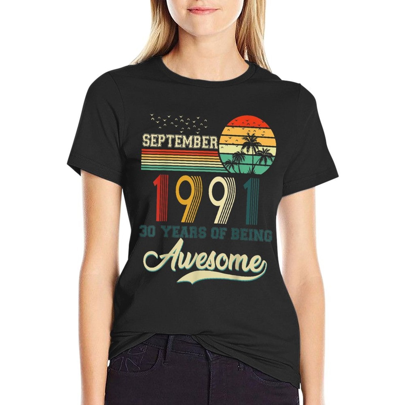 30 Years Old September 1991 Limited Edition 30th Birthday  Lightweight T-Shirt