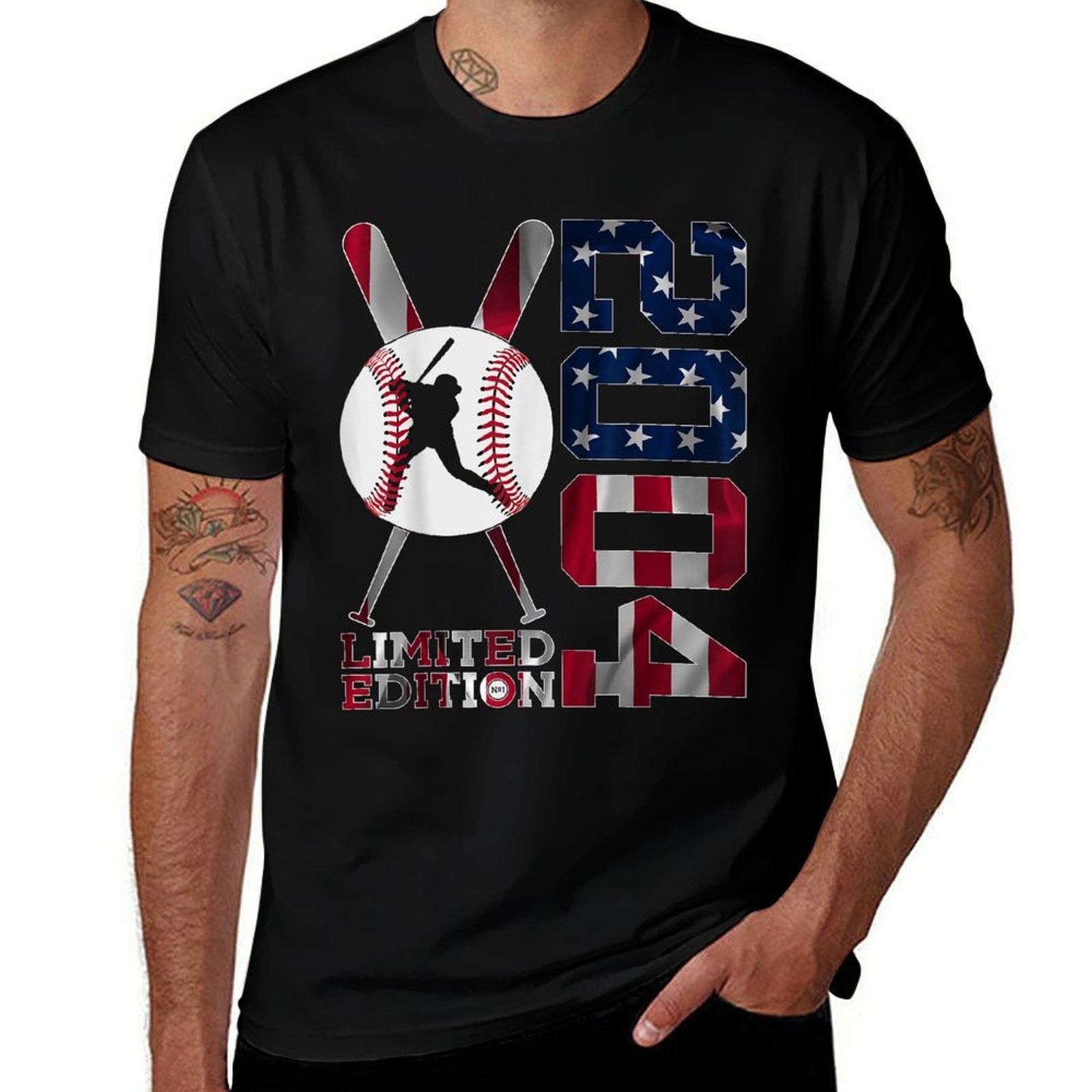21st BIRTHDAY BASEBALL LIMITED EDITION 2004  Wrinkle-resistant T-Shirt