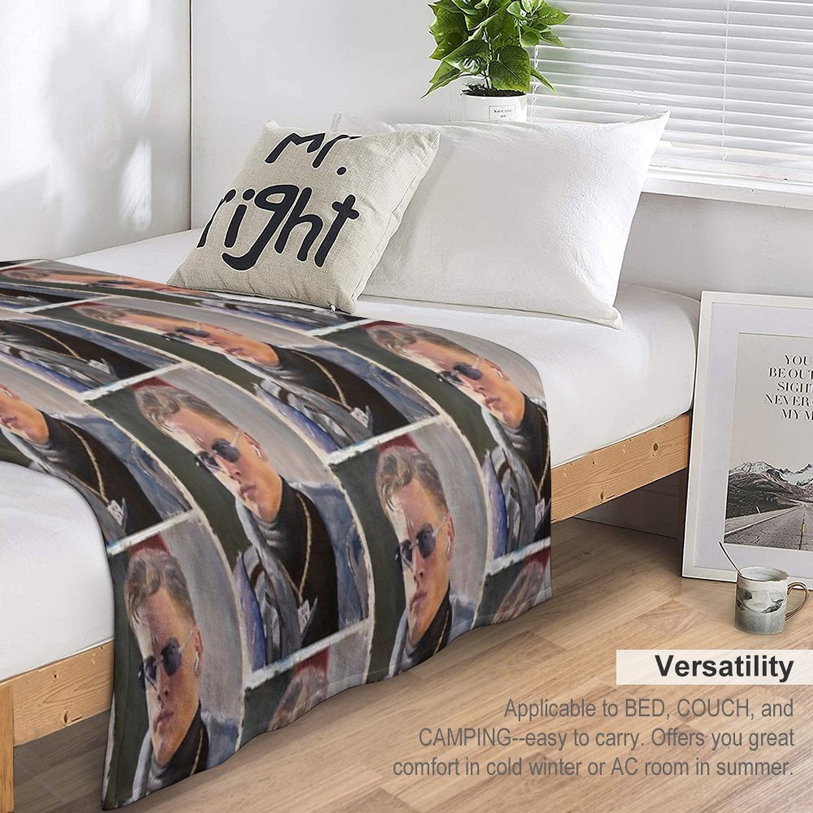 Joe Burrow Bengals Easy Care Throw Blanket