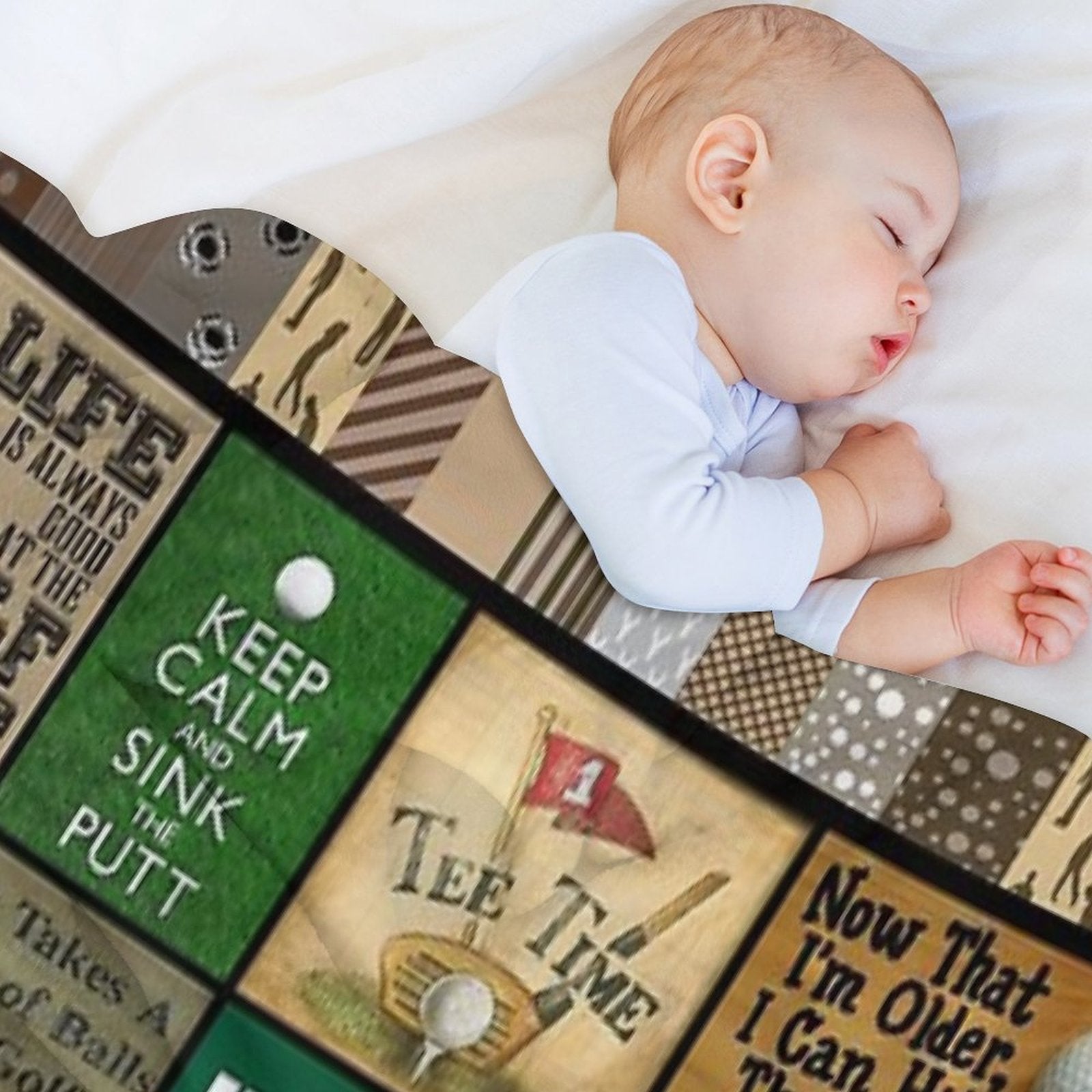 Golf - Golf Lover - Golf Life Wrinkle-free Throw Blanket