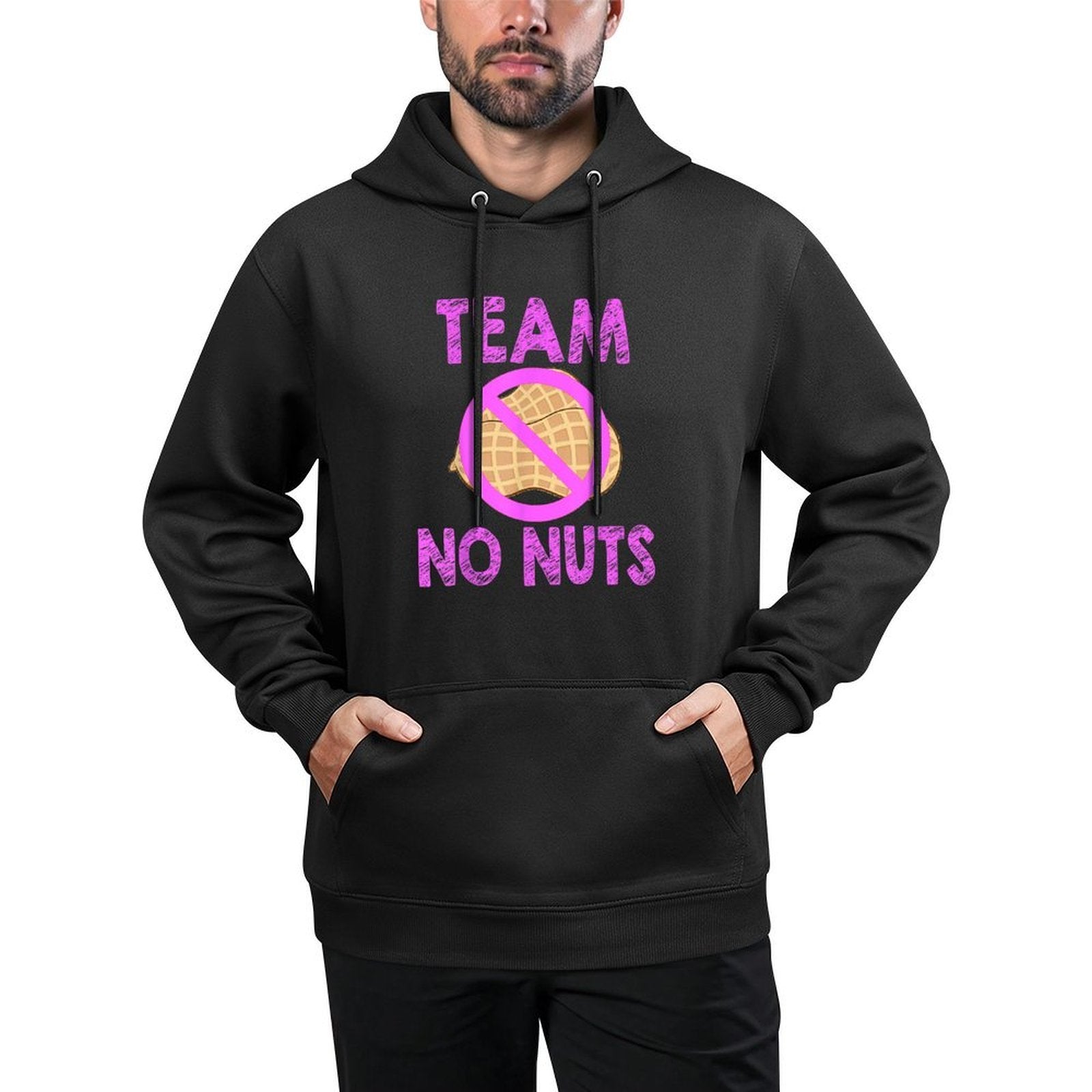 Team No Nuts Funny Team Girl Gender Reveal Tshirt Shrink-Resistant Hoodie